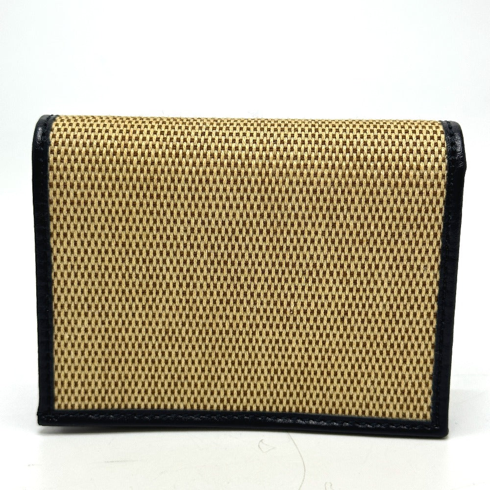 GUCCI Trifold wallet 621887 Canvas / leather beige Horsebit Women Secondhand