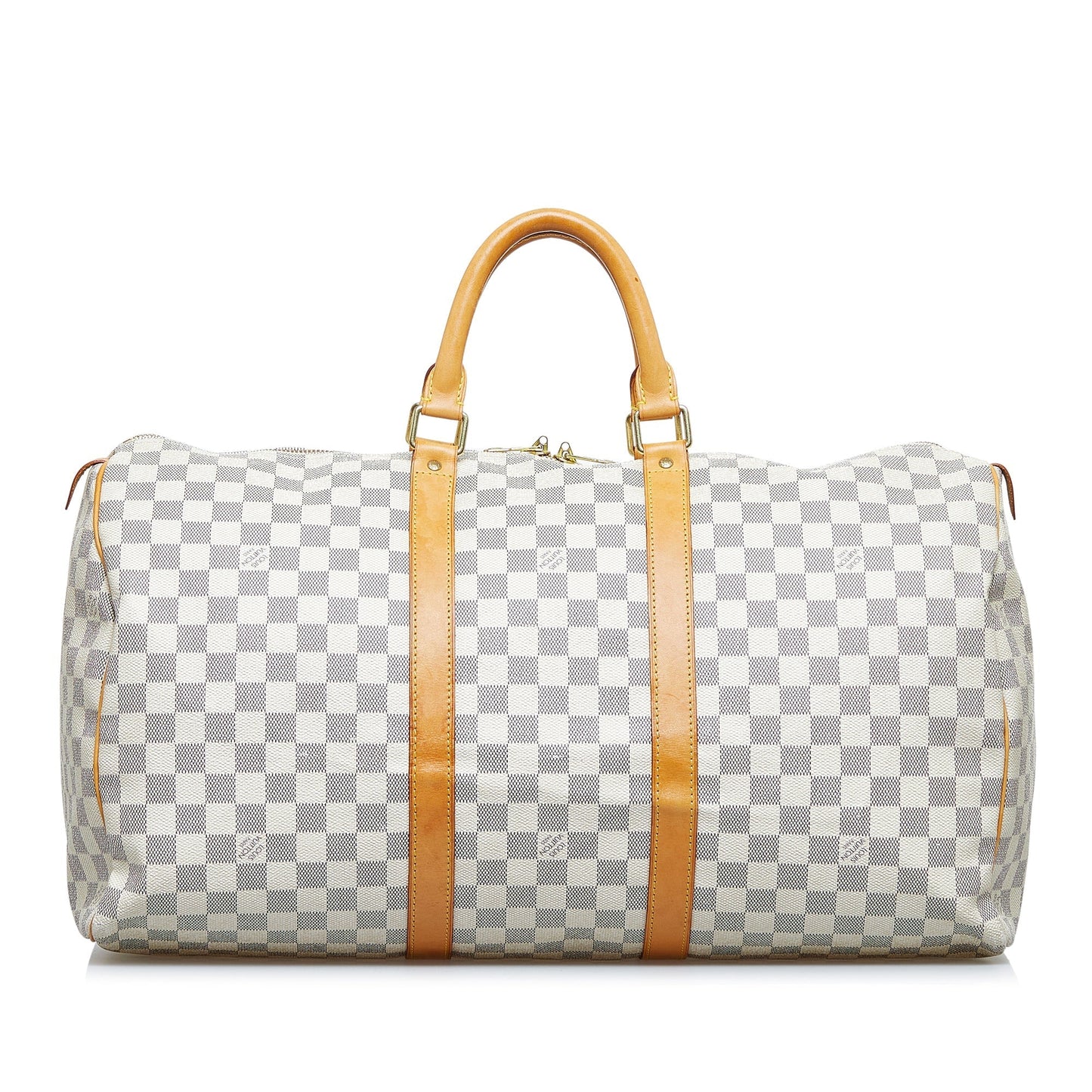 LOUIS VUITTON Damier Azur Keepall 50 Travel Bag