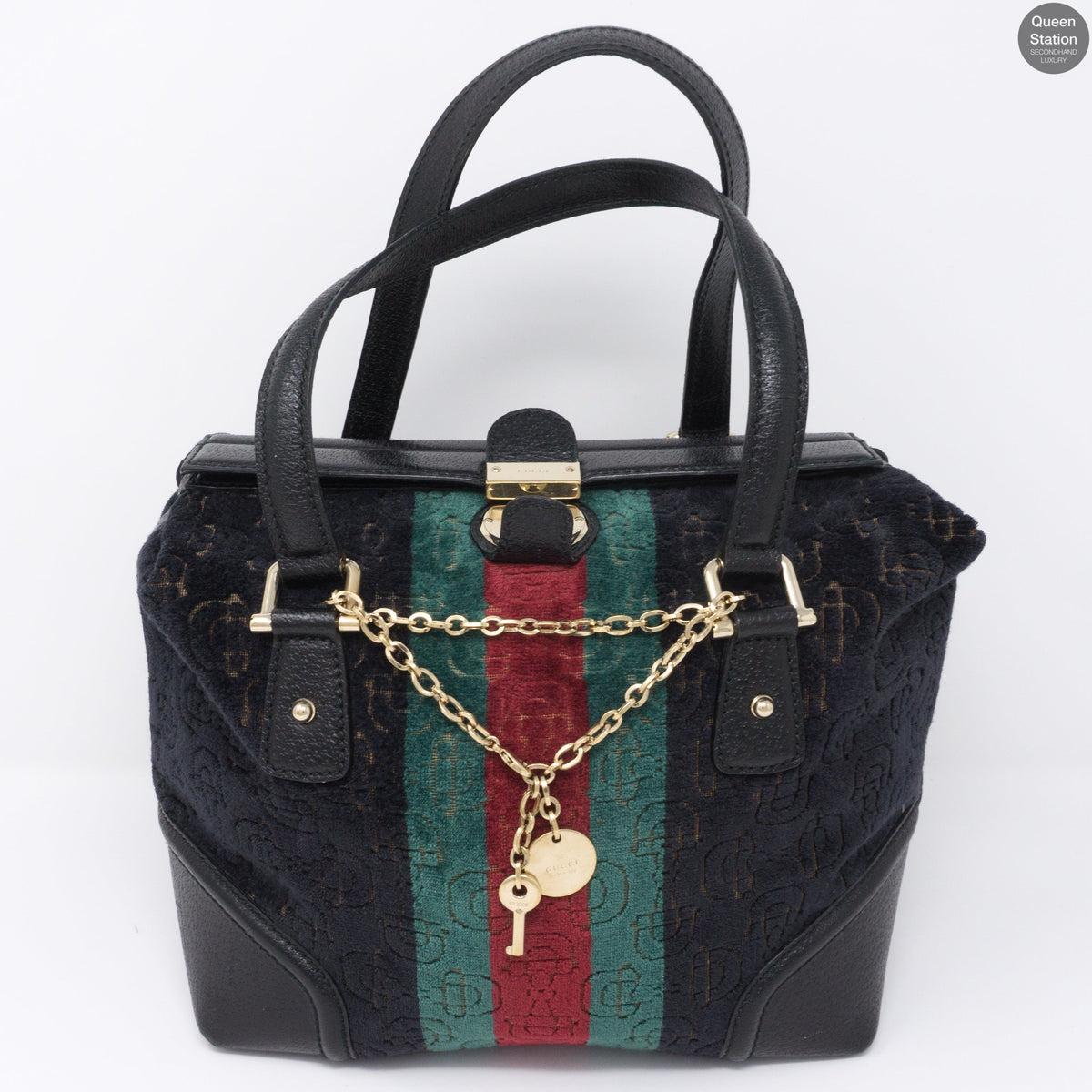 Boston Velvet Bowling Bag