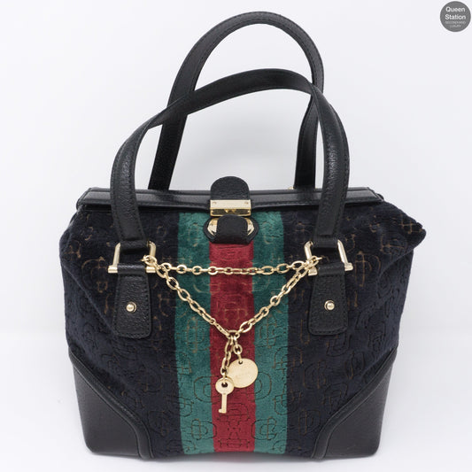 Boston Velvet Bowling Bag