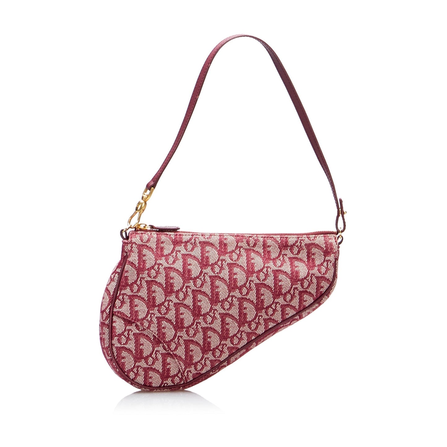 Dior Mini Oblique Saddle Red