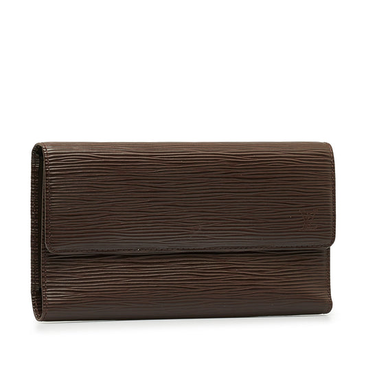 LOUIS VUITTON Epi Portefeuille Sarah Long Wallet Long Wallets