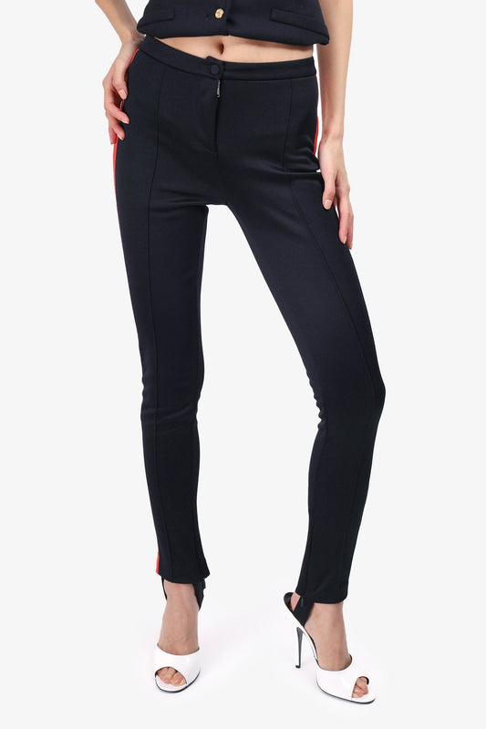 Gucci Black Logo Stirrup Pant Size XS