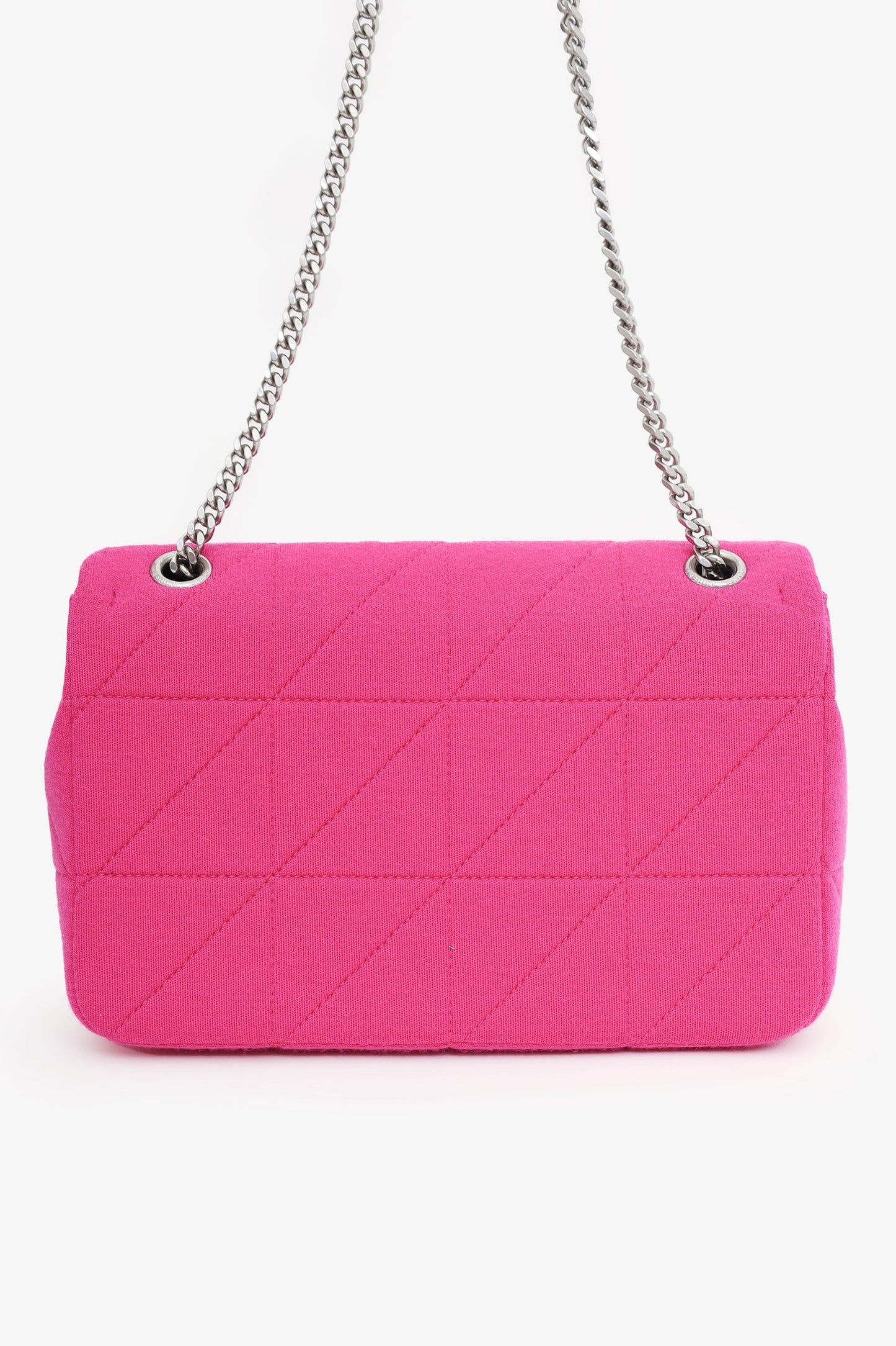 Saint Laurent Pink Jersey Medium Jamie Bag