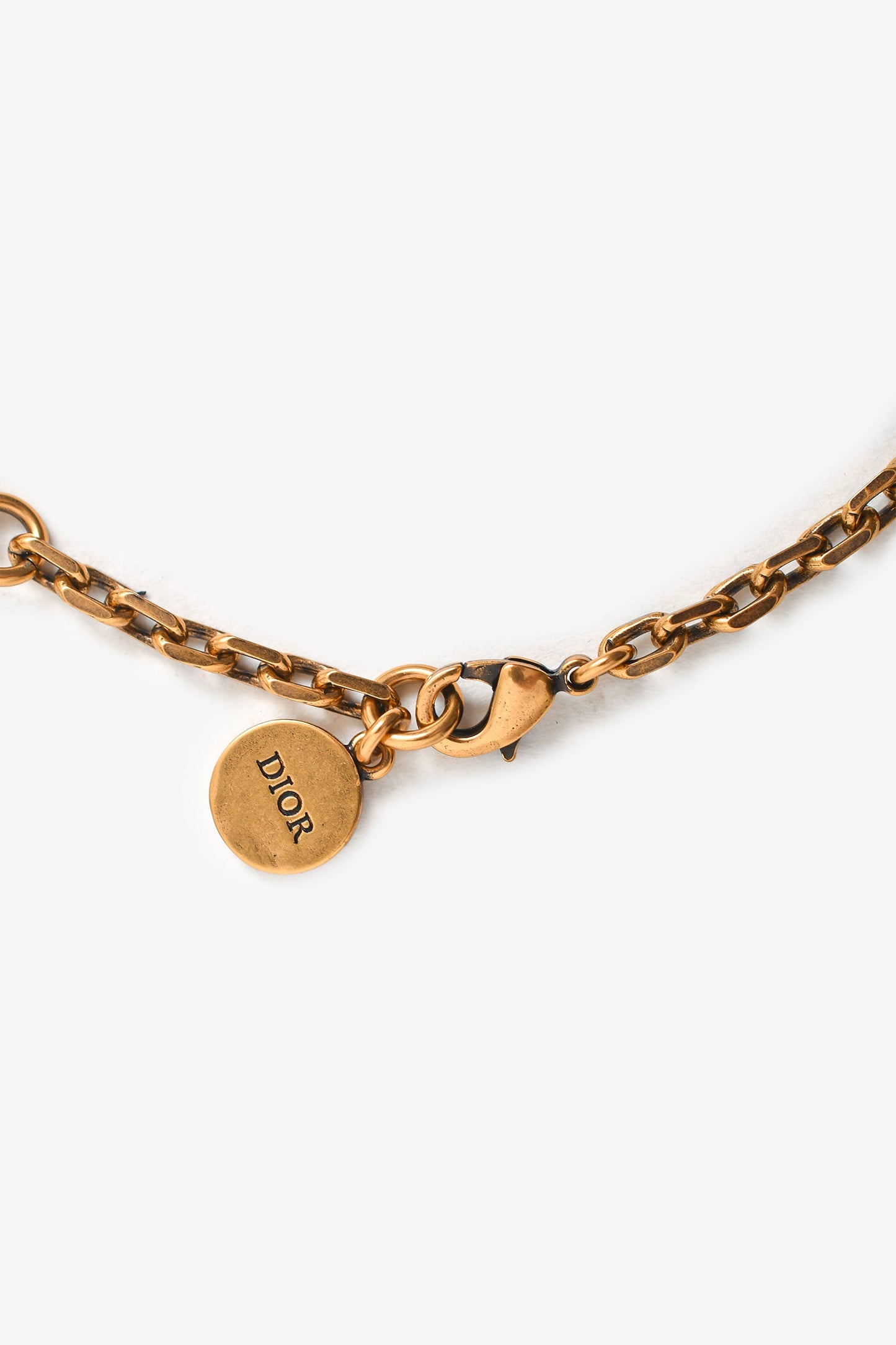 Christian Dior Gold Tone/Faux Pearl J'aDior Necklace