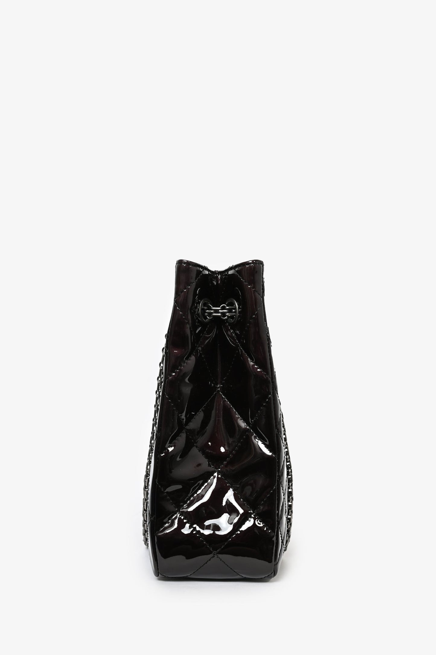 Chanel™  2011/12 Dark Purple Patent Quilted Leather 2.55 Reissue Tote Bag