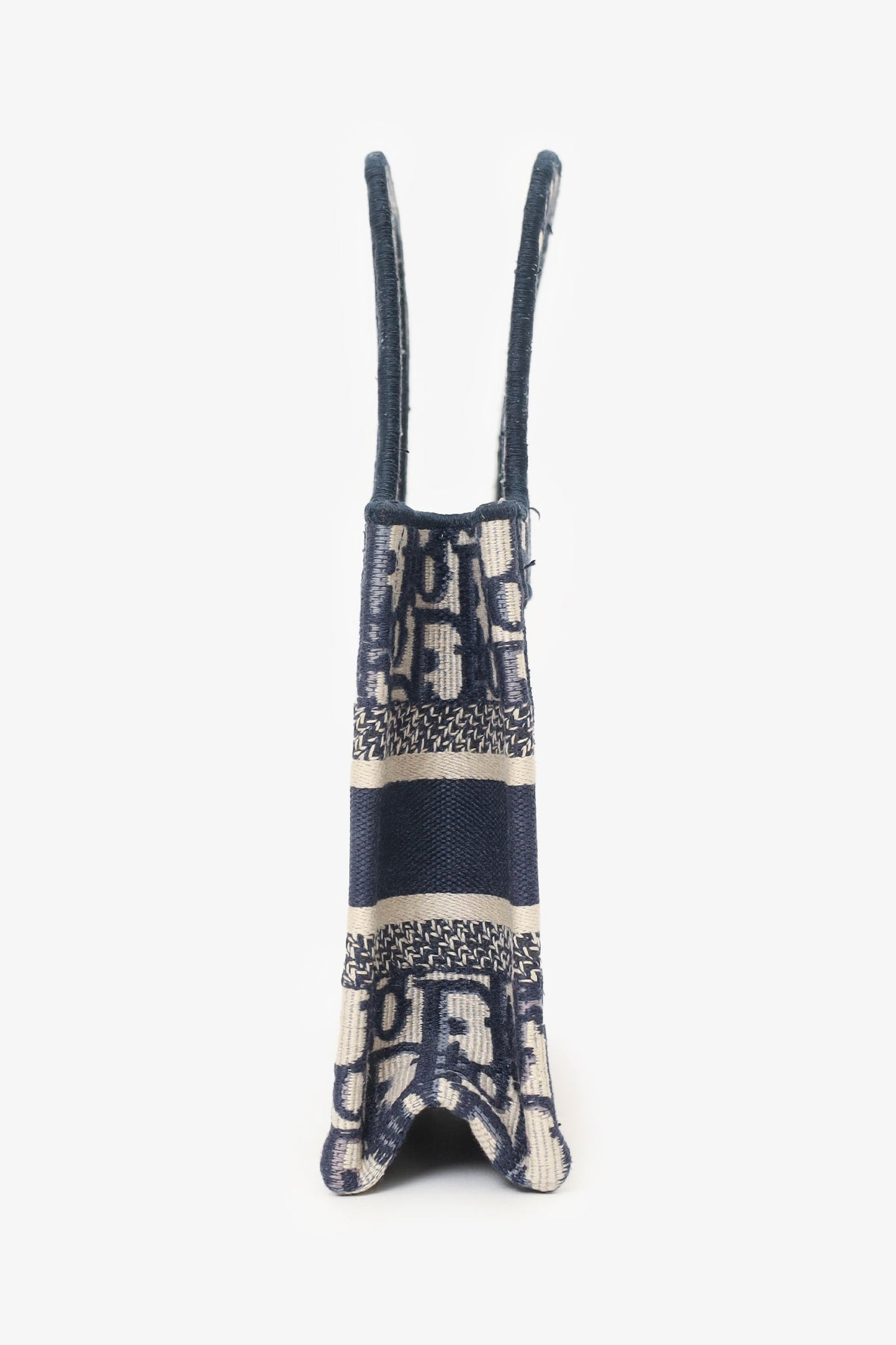 Christian Dior 2020 Navy Oblique Mini Book Tote