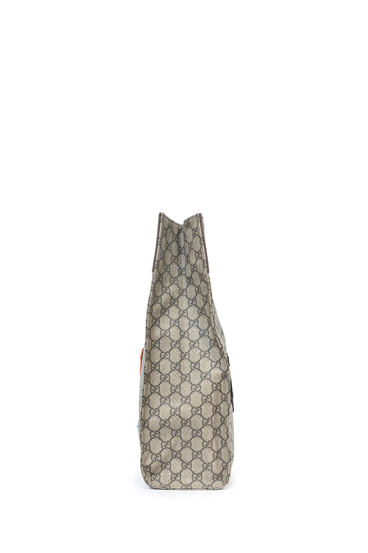Gucci X Disney Monogram Leather/Coated Canvas 'Donald Duck' Slip Handle Bag with Strap