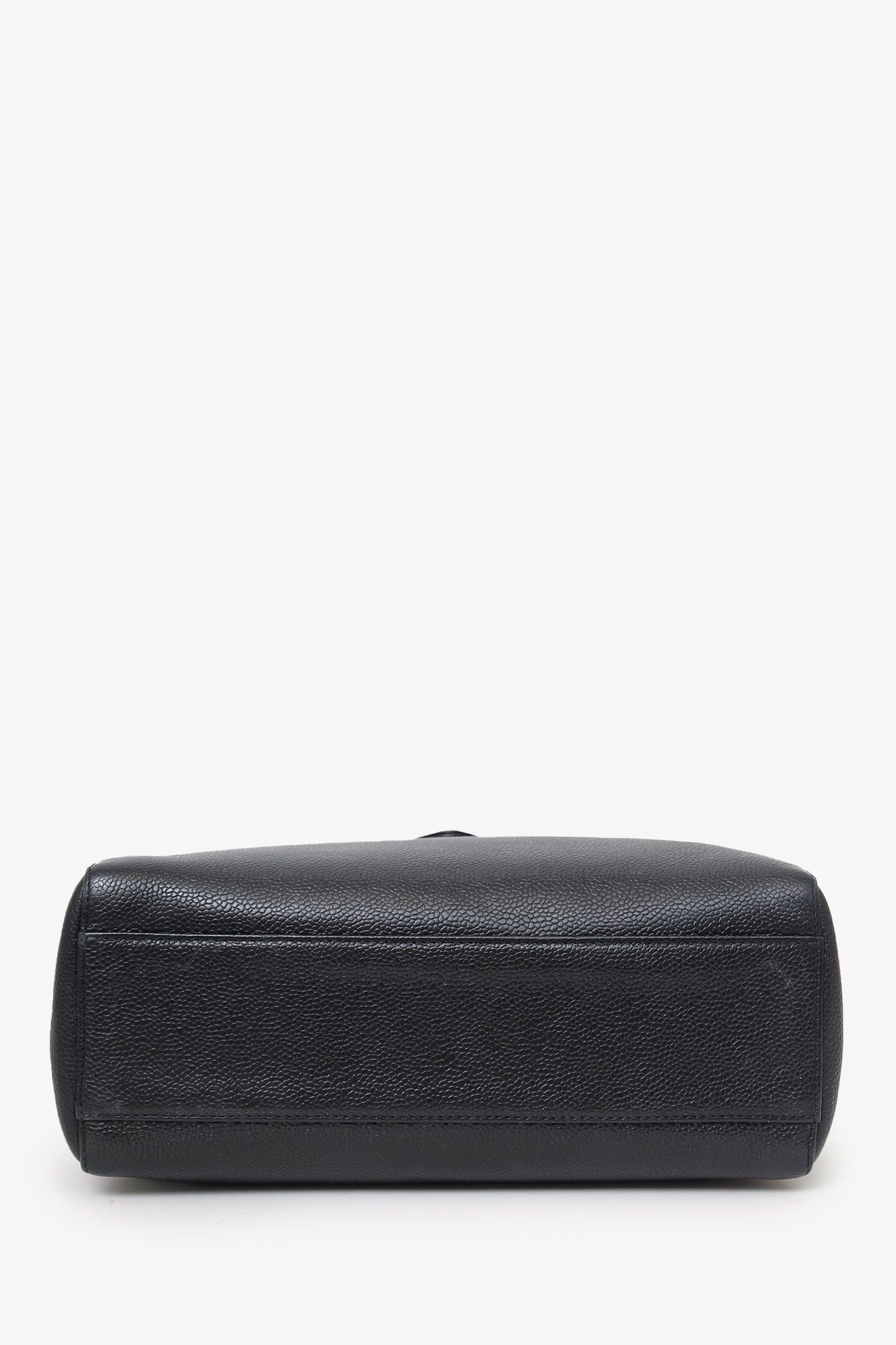 Chanel™ 1997-99 Black Caviar CC Turnlock Envelope Shoulder Bag