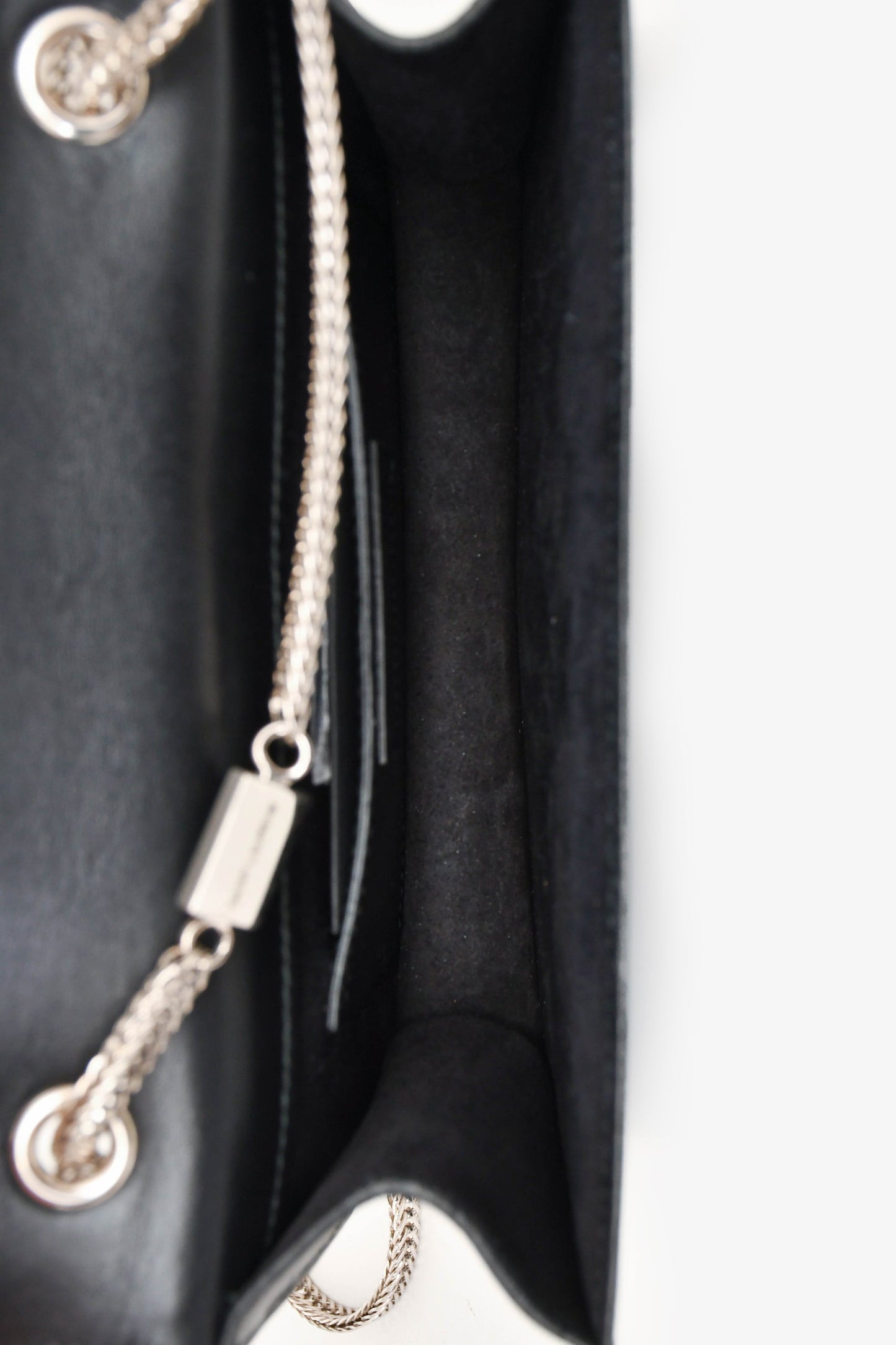 Saint Laurent Black Leather Studded Small Betty Crossbody (As Is)