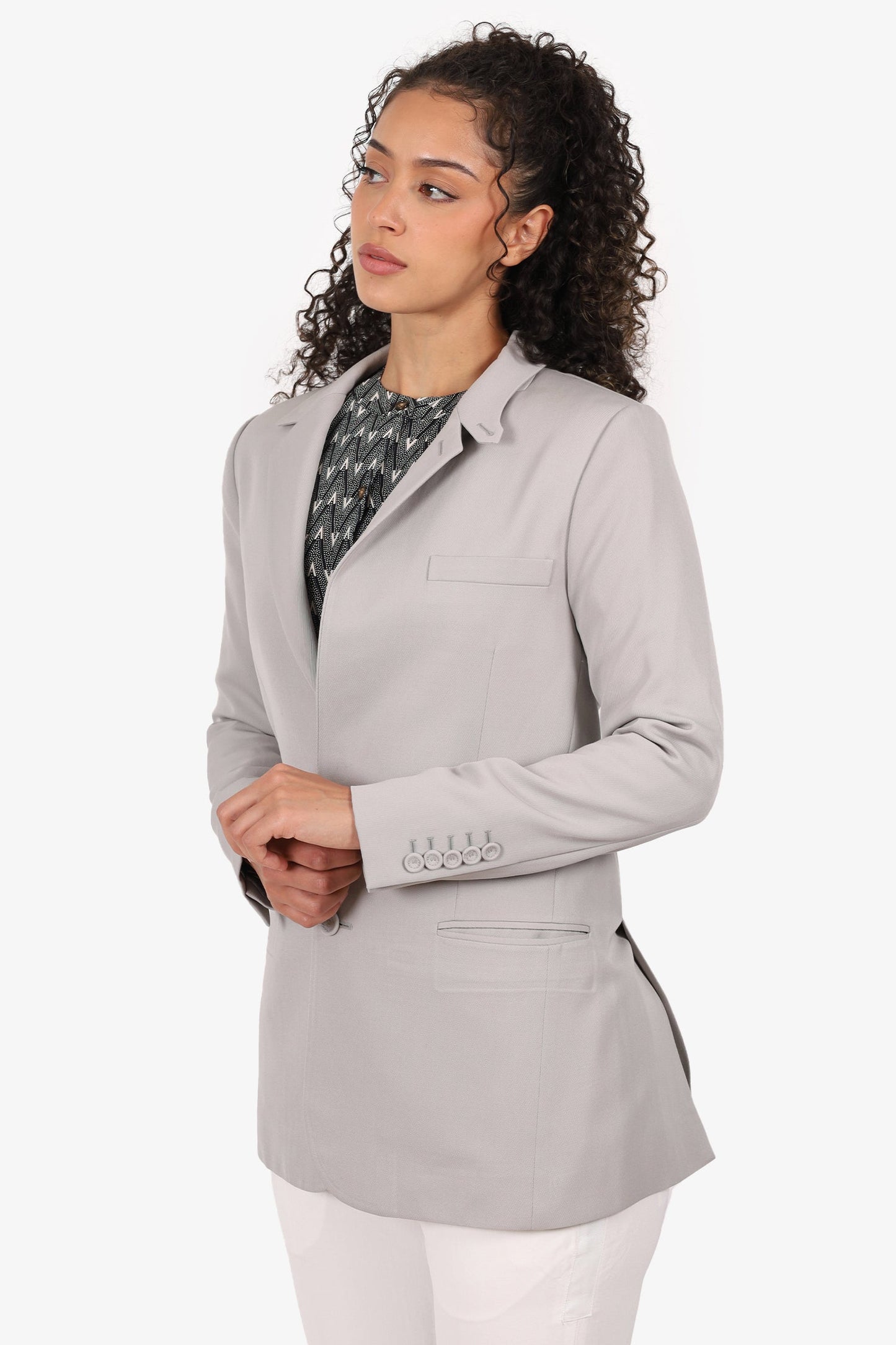 Christian Dior Grey Single Breasted Suit Jacket Size 46 Mens