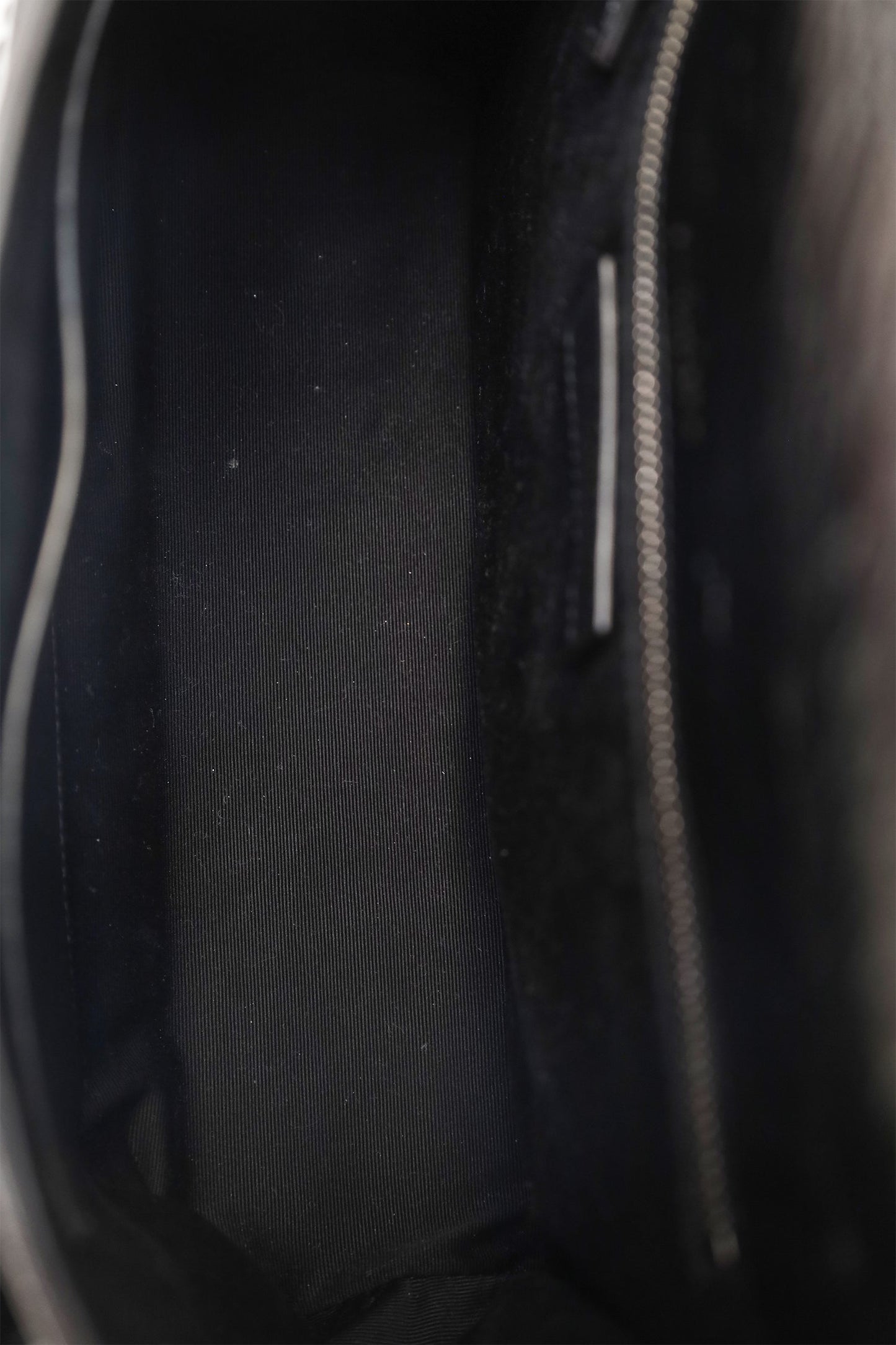 Saint Laurent Black Crinkled Leather 'Niki' Medium Crossbody Bag