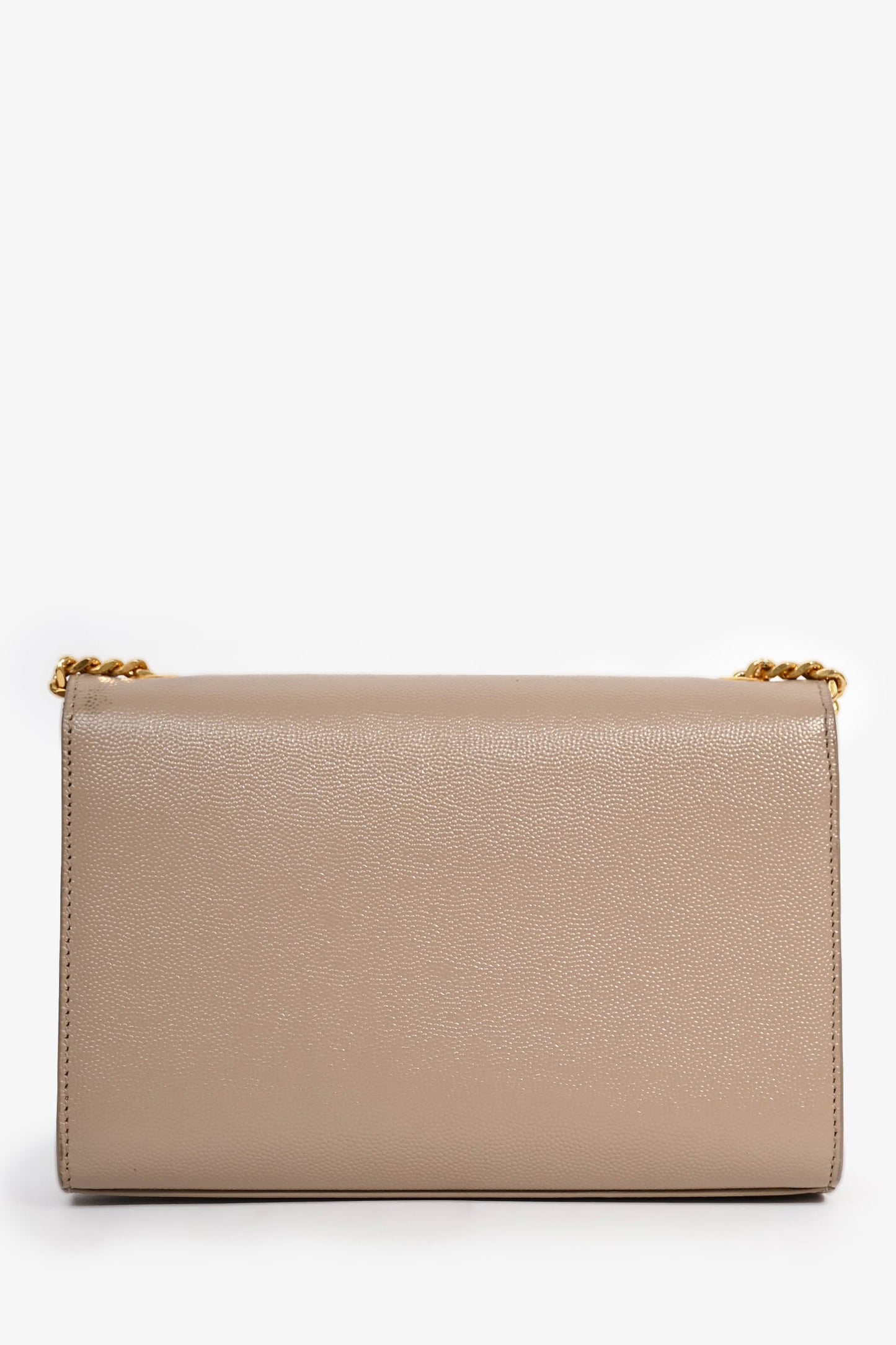 Saint Laurent Beige Leather Kate Small Chain Bag