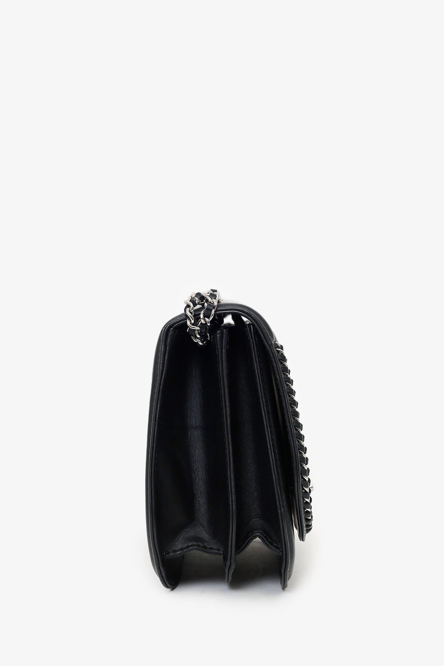 Chanel 2016-2017 Black Calfskin Braided Chic Flap Bag