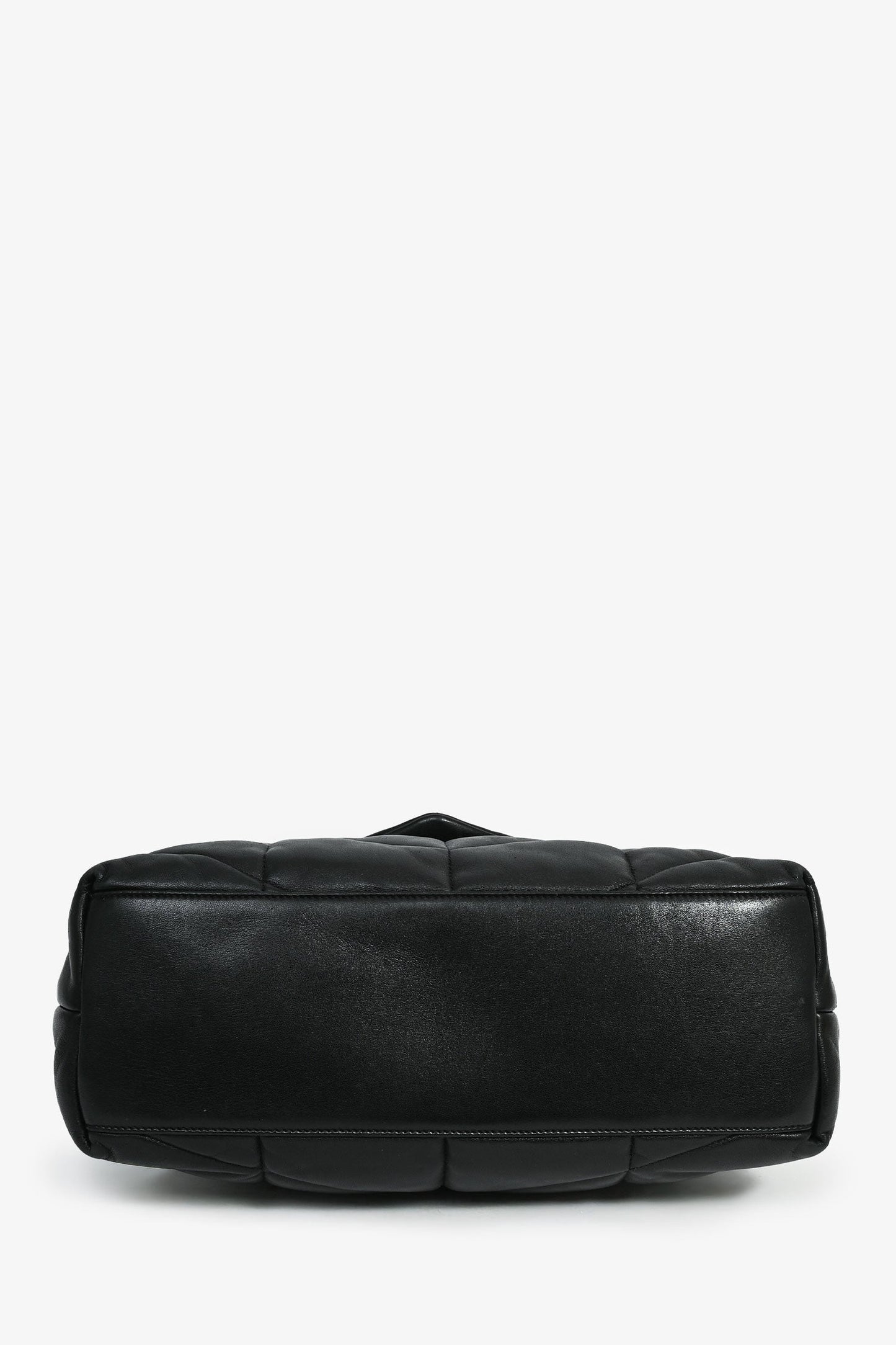 Saint Laurent Black Quilted Leather Medium 'Puffer' Shoulder Bag