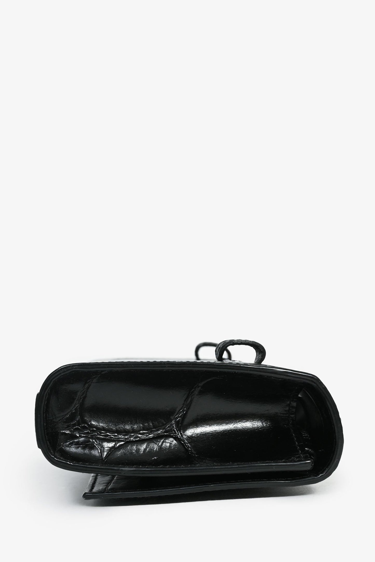 Saint Laurent 2018 Black Animal Embossed Small Kate Belt Bag