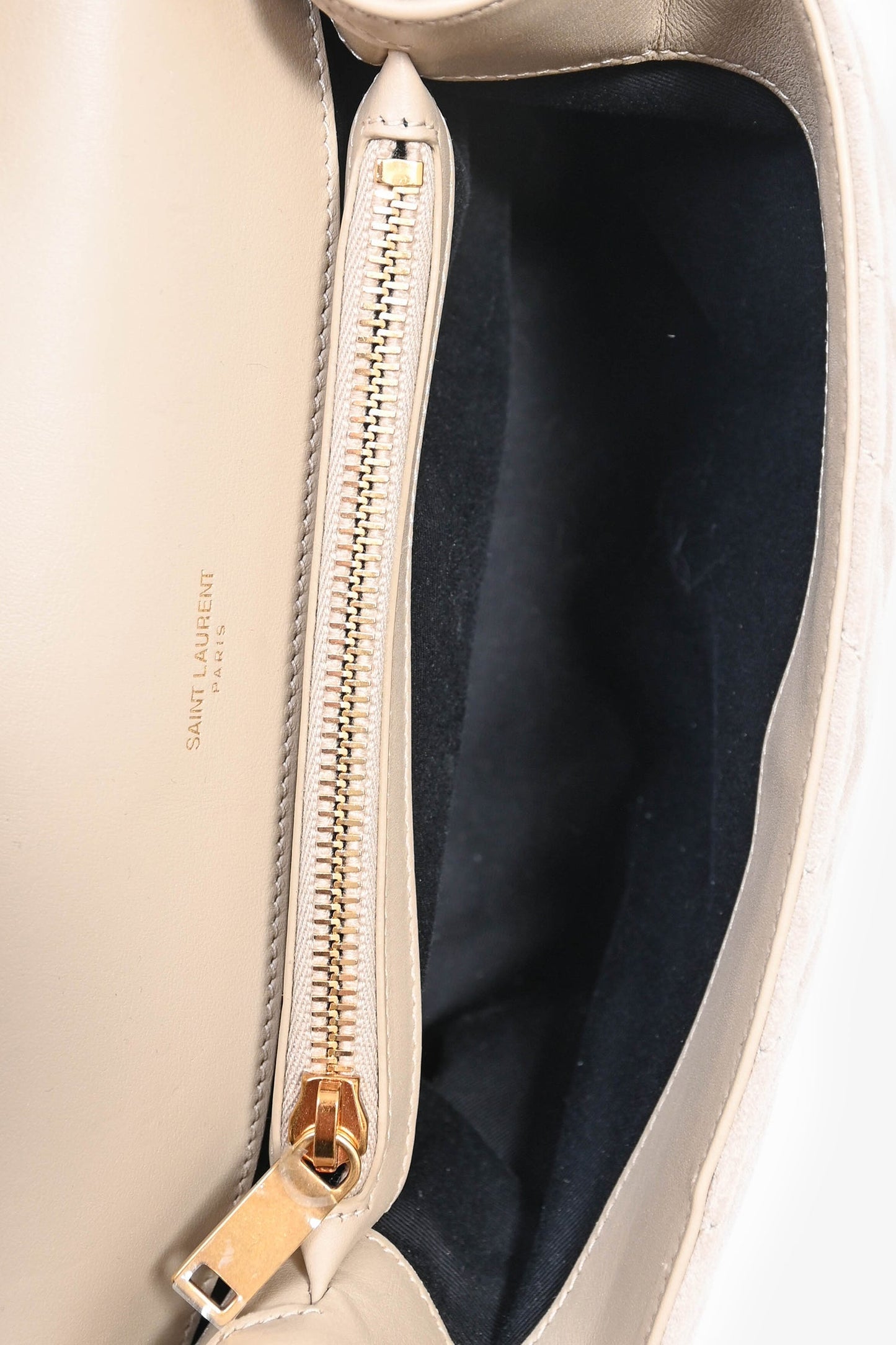 Saint Laurent 2020 Taupe Suede Medium 'College' Bag