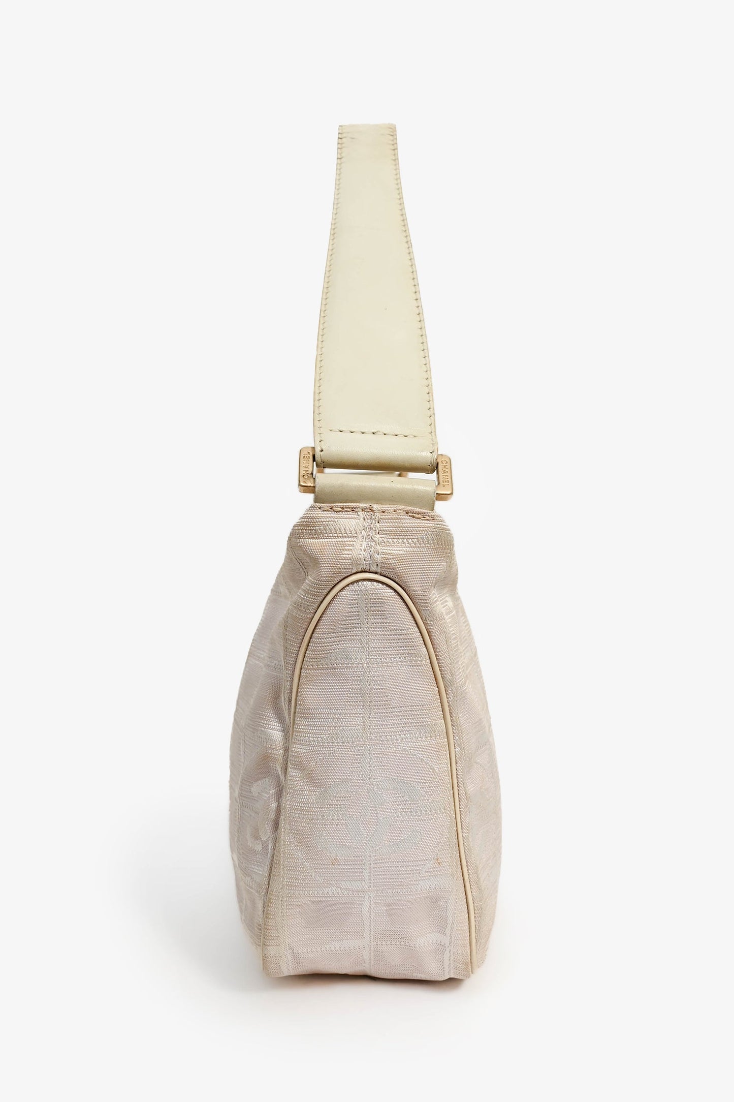 Chanel™ Pink Nylon Travel Ligne Shoulder Bag