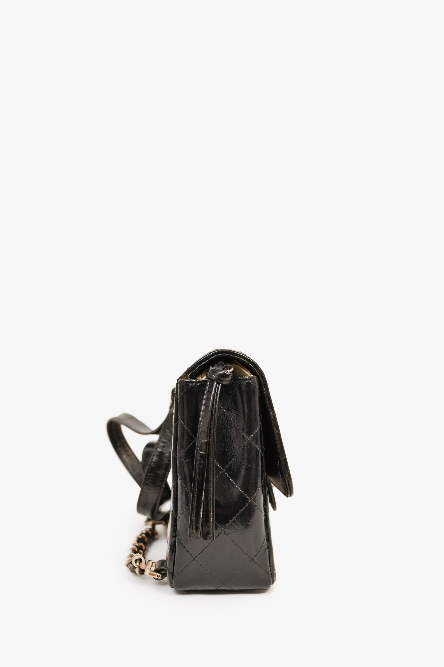 Chanel™ 1996-7 Black Quilted Leather Flap Zip Backpack (Refurbished)