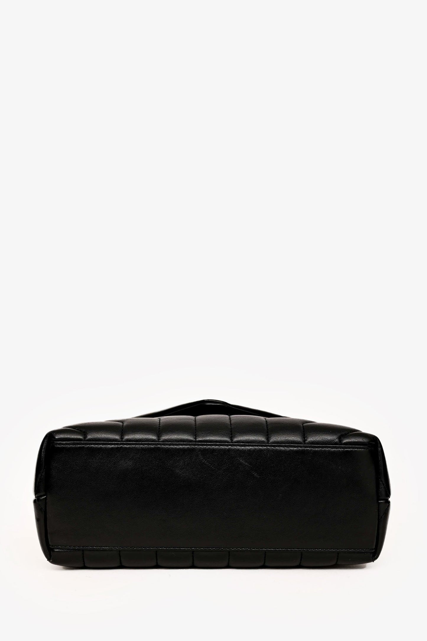 Saint Laurent Black Leather Small 'Lou Lou' Shoulder Bag