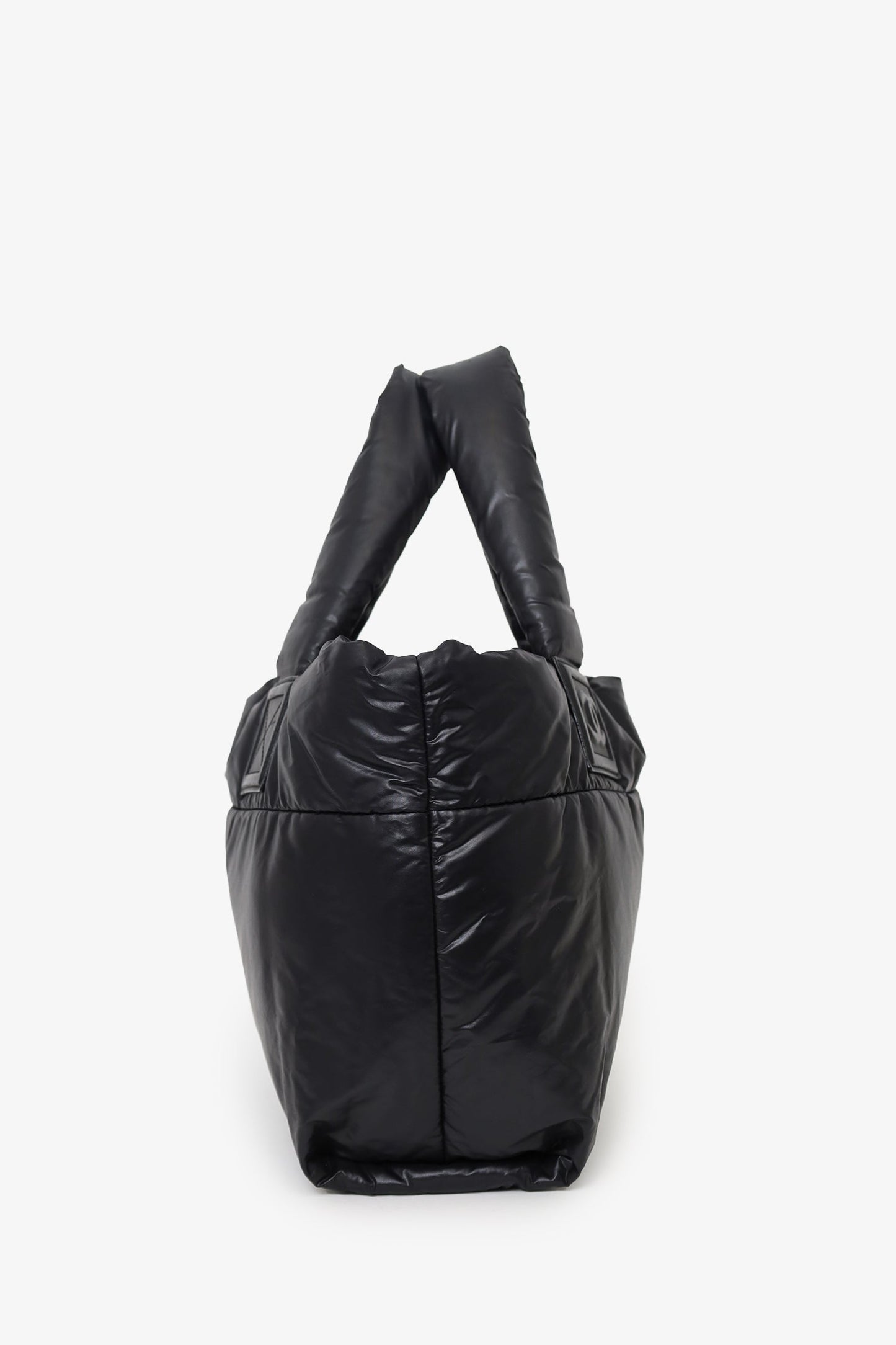 Chanel™ 2009-10 Black Nylon Coco Cocoon Small Tote Bag