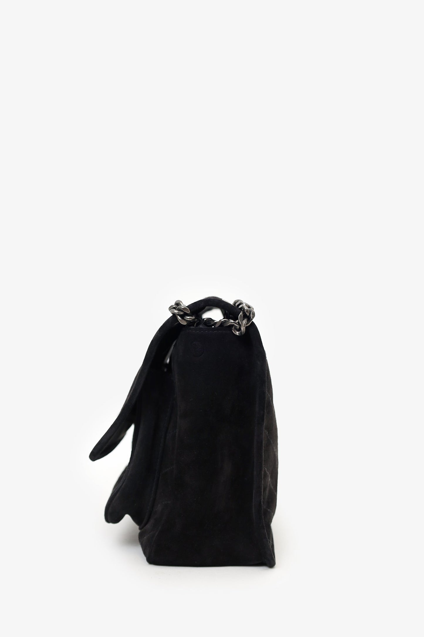 Saint Laurent Black Suede Medium Niki Shoulder Bag