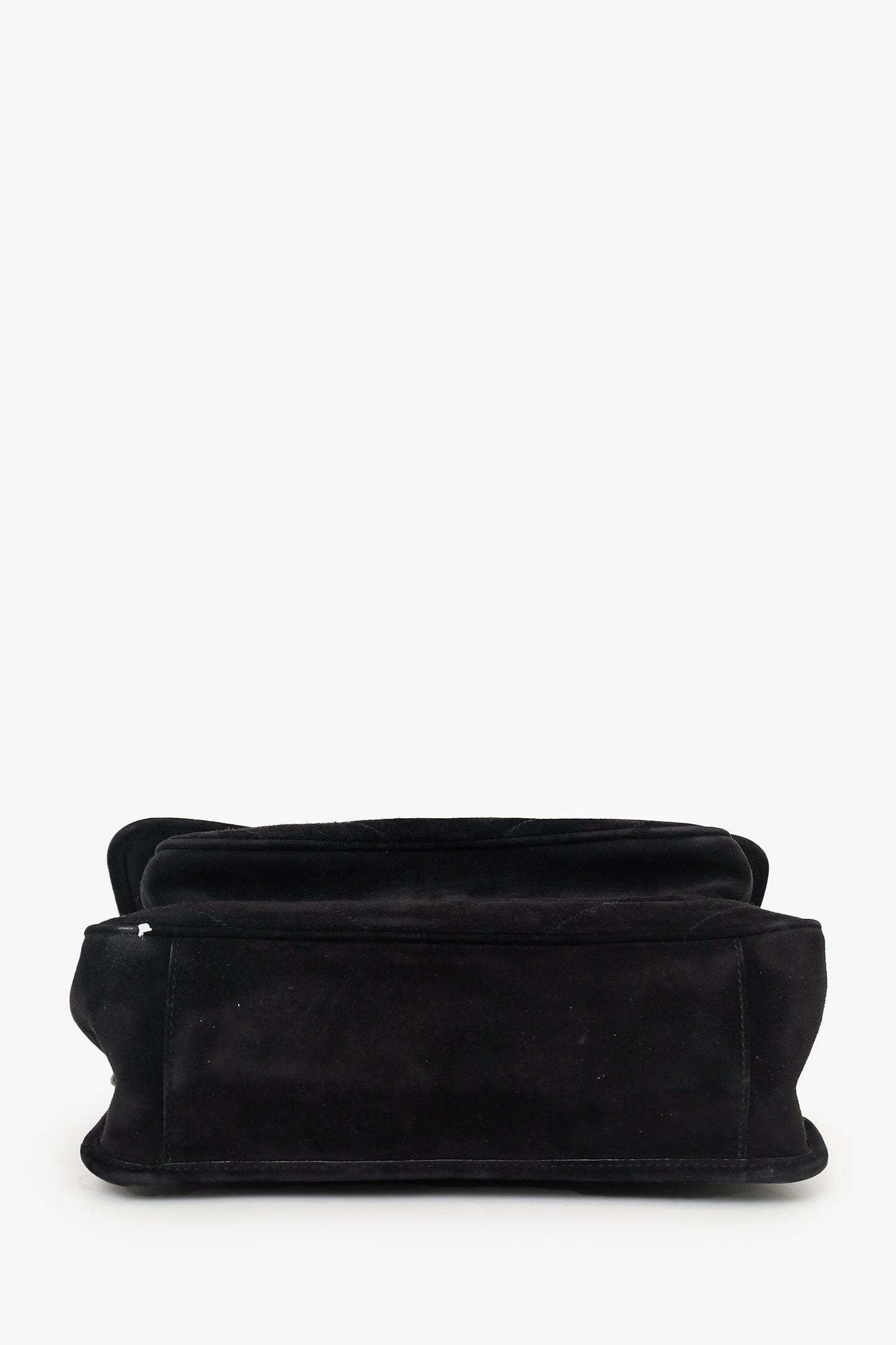 Saint Laurent Black Suede Medium Niki Shoulder Bag