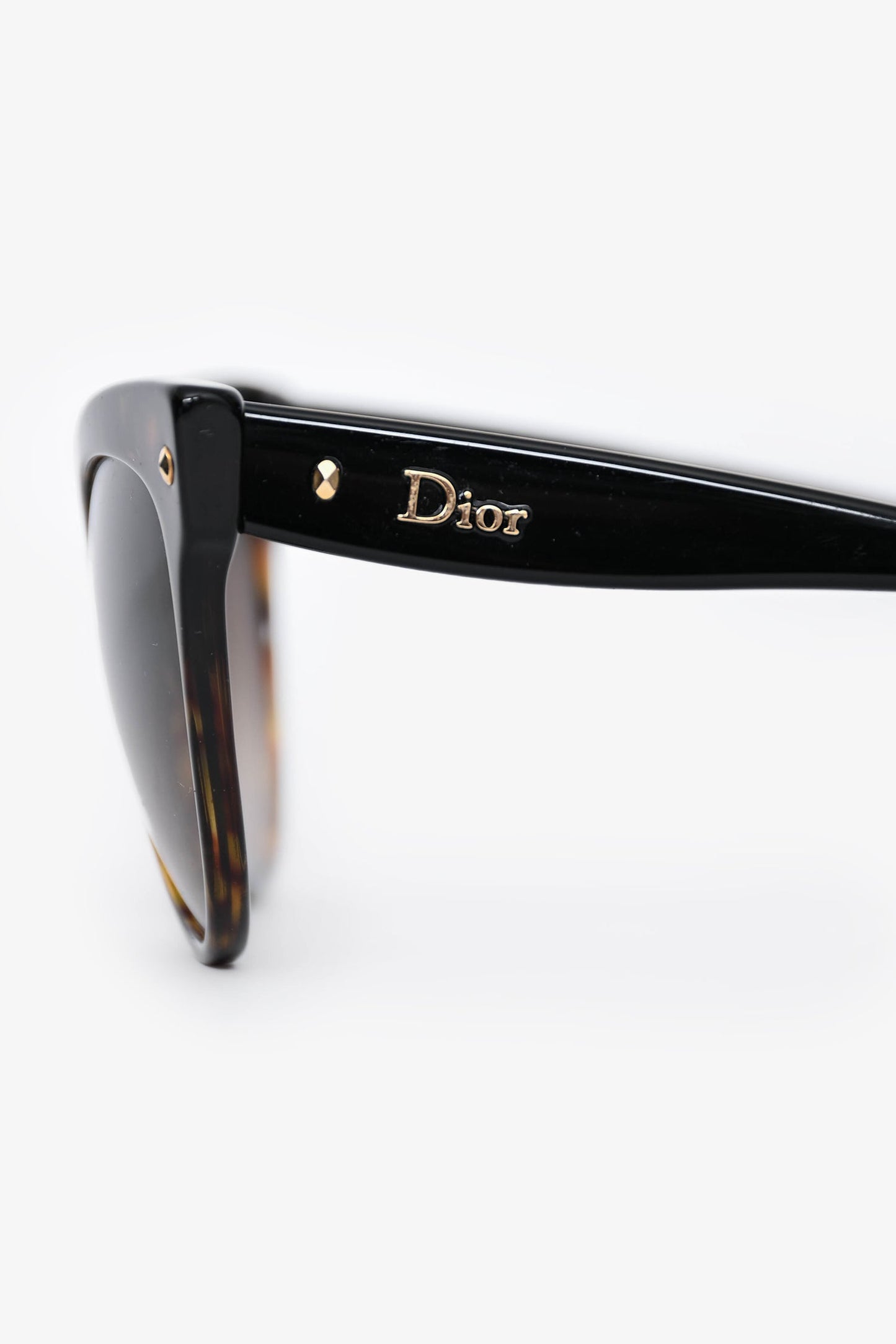 Christian Dior Brown Cat Eye Sunglasses