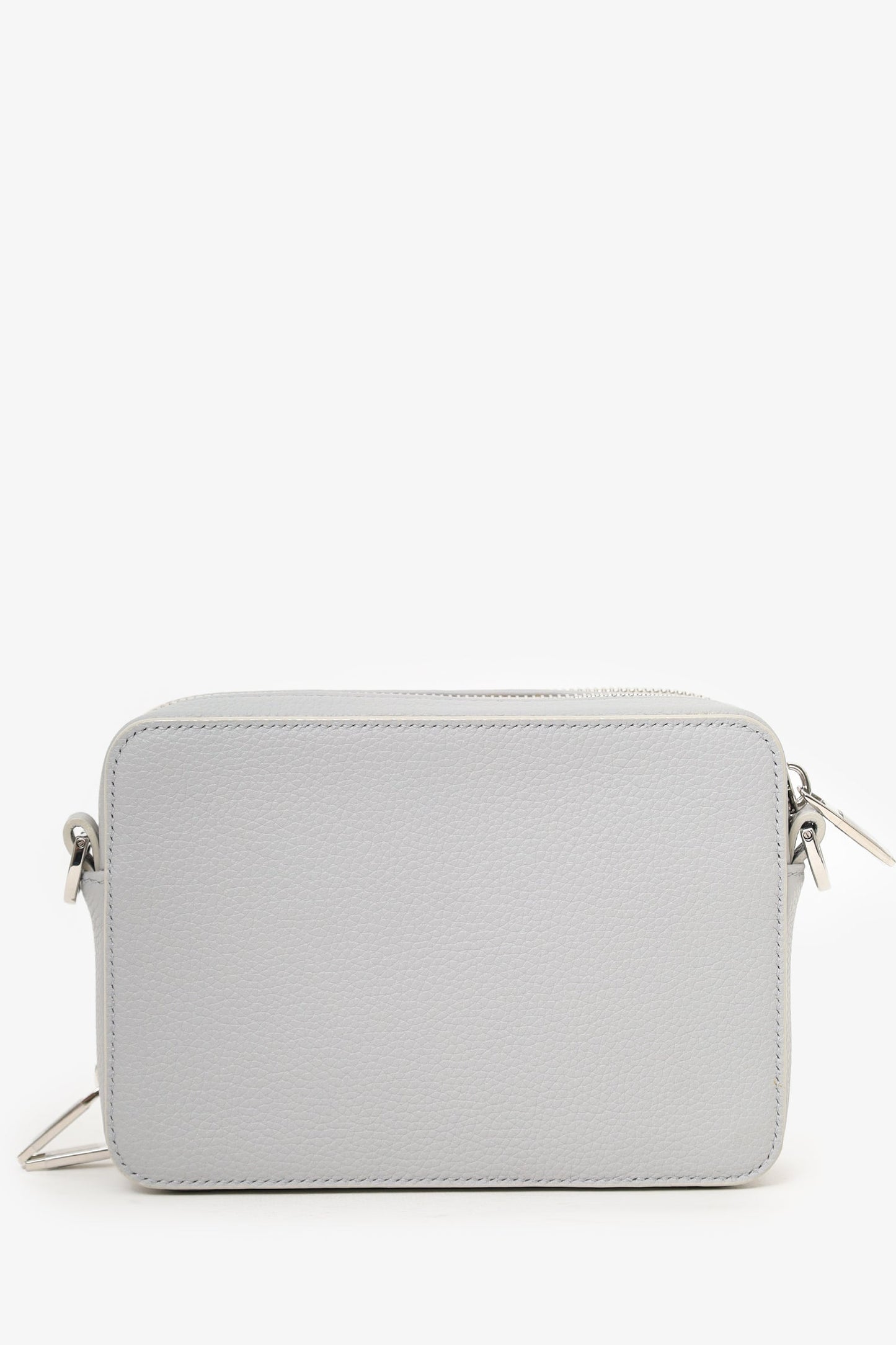 Christian Dior  X Air Jordan 2020 Grey Grained Calfskin Wings Crossbody Mens