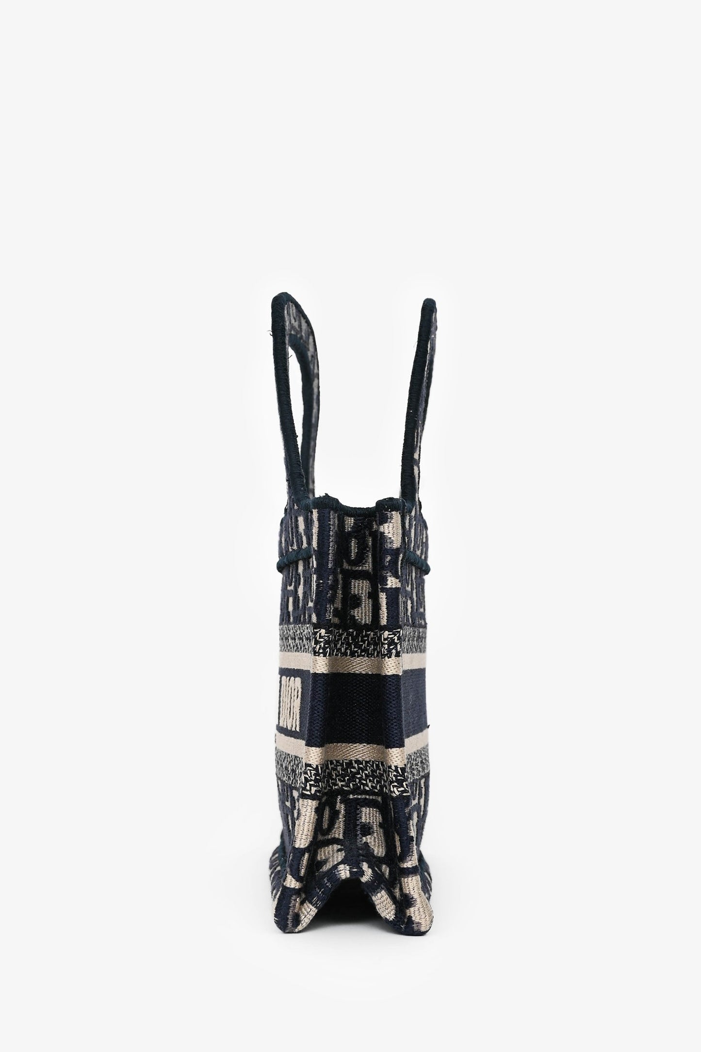 Christian Dior 2019 Navy Oblique Mini Book Tote