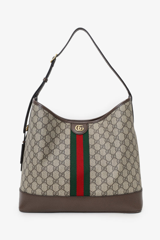 Gucci 'GG' Supreme Ophidia Large Shoulder Bag