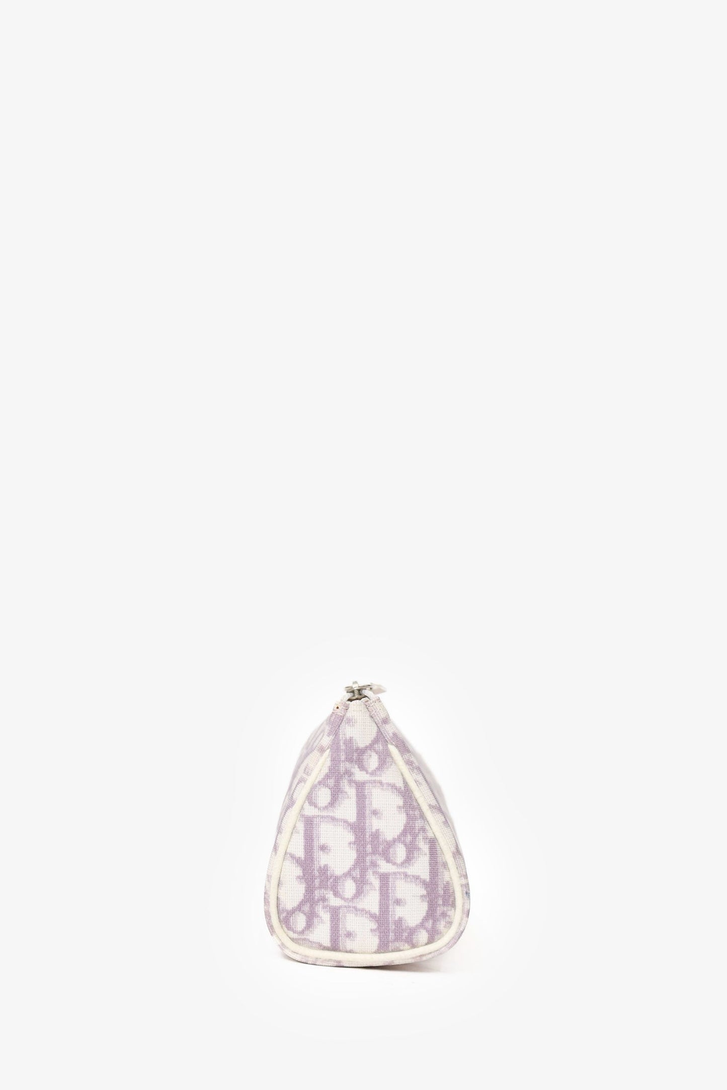 Christian Dior × John Galliano 2002 Purple Trotter Monogram No. 1 Galliano Pouch