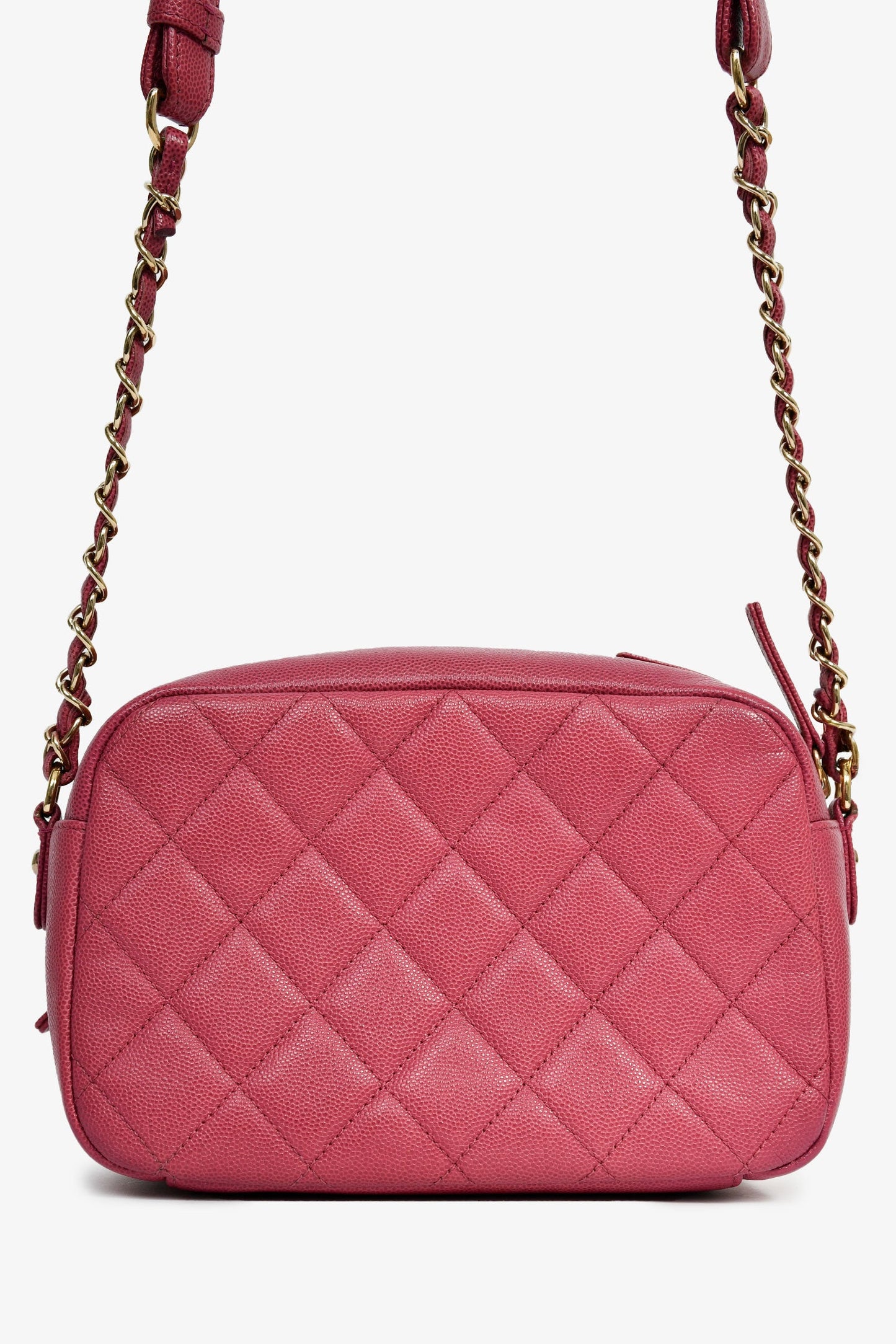 Chanel™ 2016 Pink Caviar Business Afinity Camera Crossbody