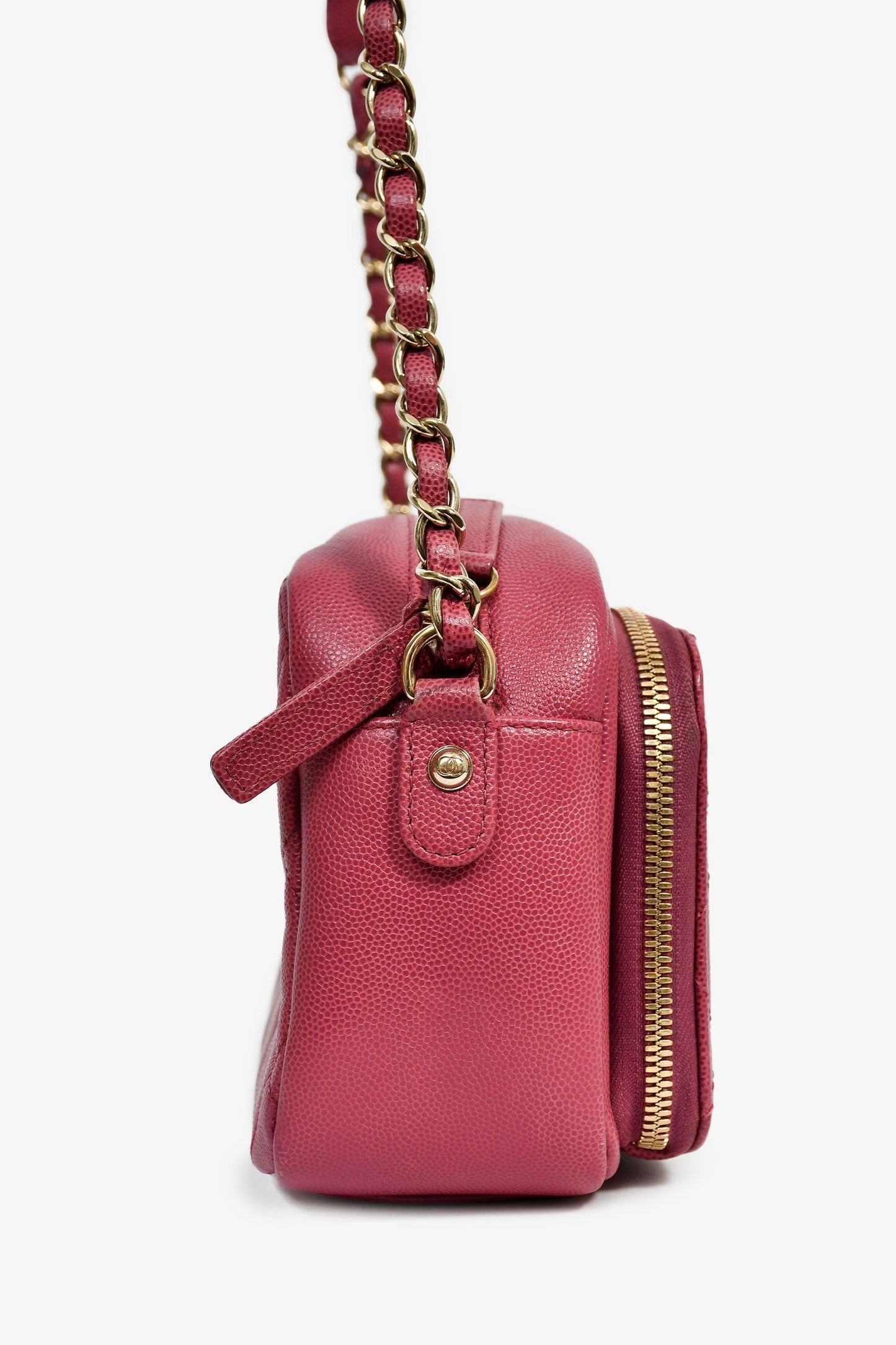 Chanel™ 2016 Pink Caviar Business Afinity Camera Crossbody