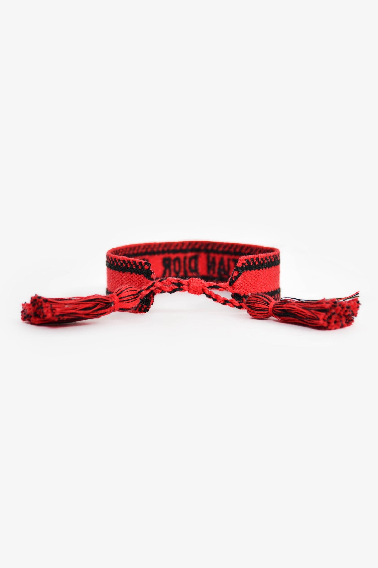 Christian Dior Red 'Friendship' Bracelet