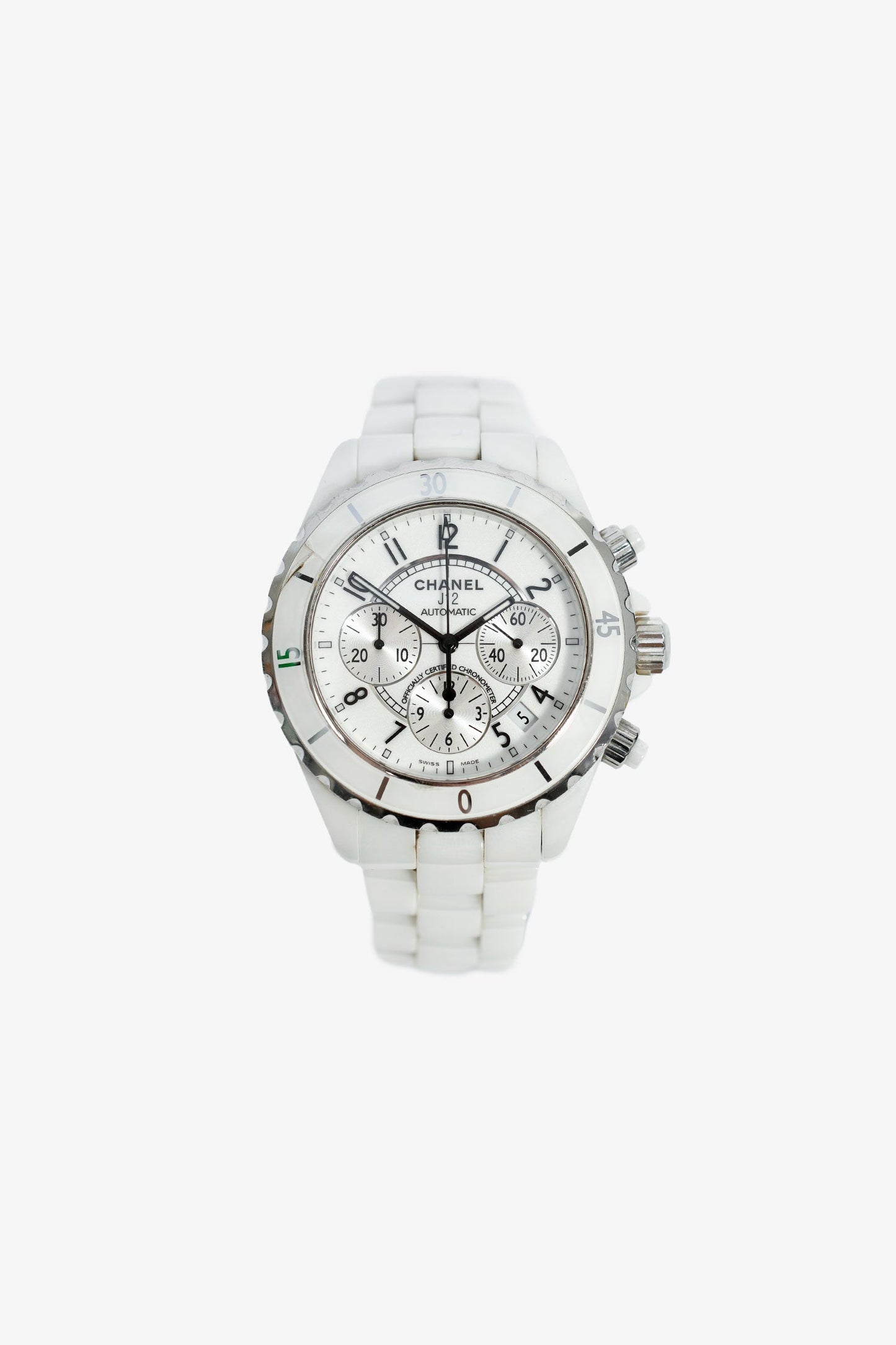 Chanel™ White Automatic J12 Watch