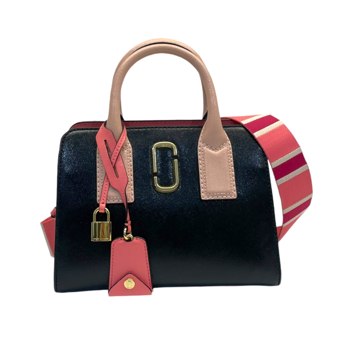 Marc Jacobs Saffiano Little Big Shot Tote Black Gazelle