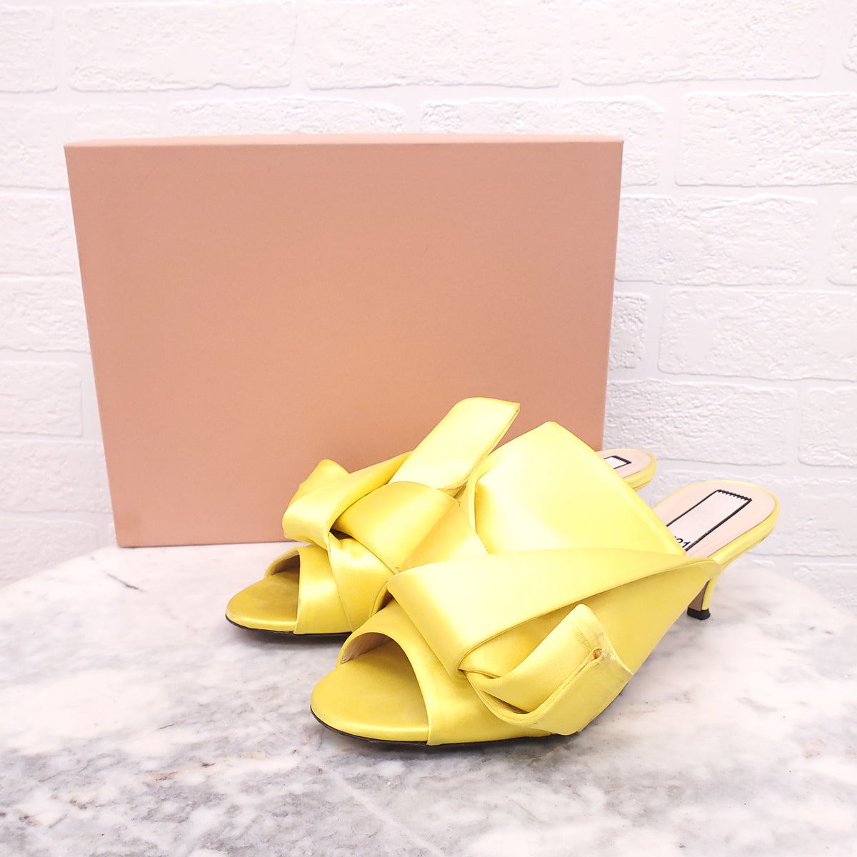 N21 YELLOW MULES - SIZE 38