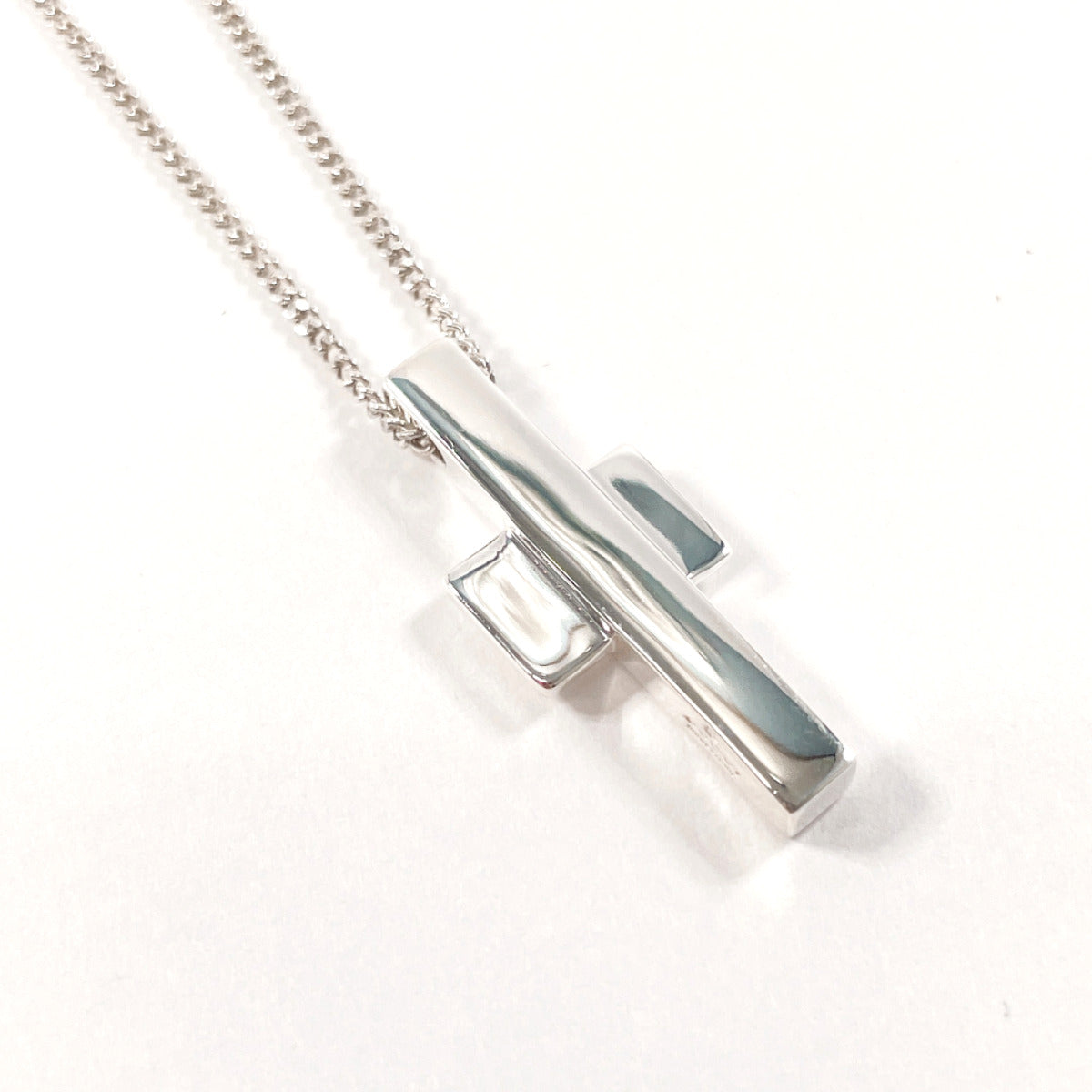 GUCCI Necklace Silver925 Silver cross unisex Used