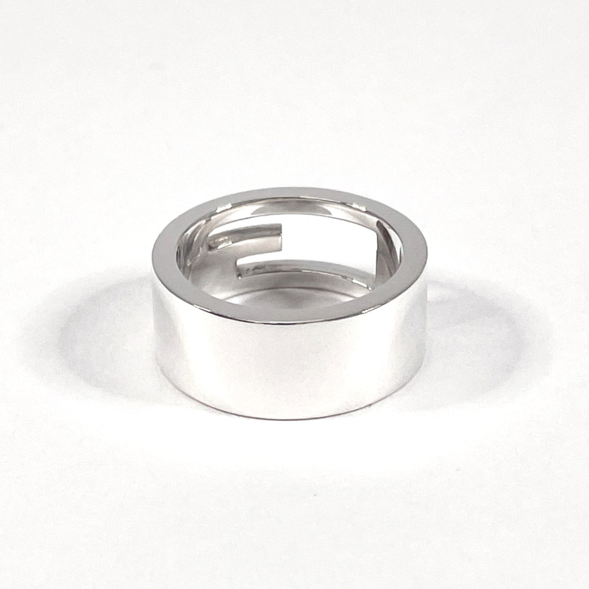 GUCCI Ring Silver925 Silver Branded Cutout G Women Used