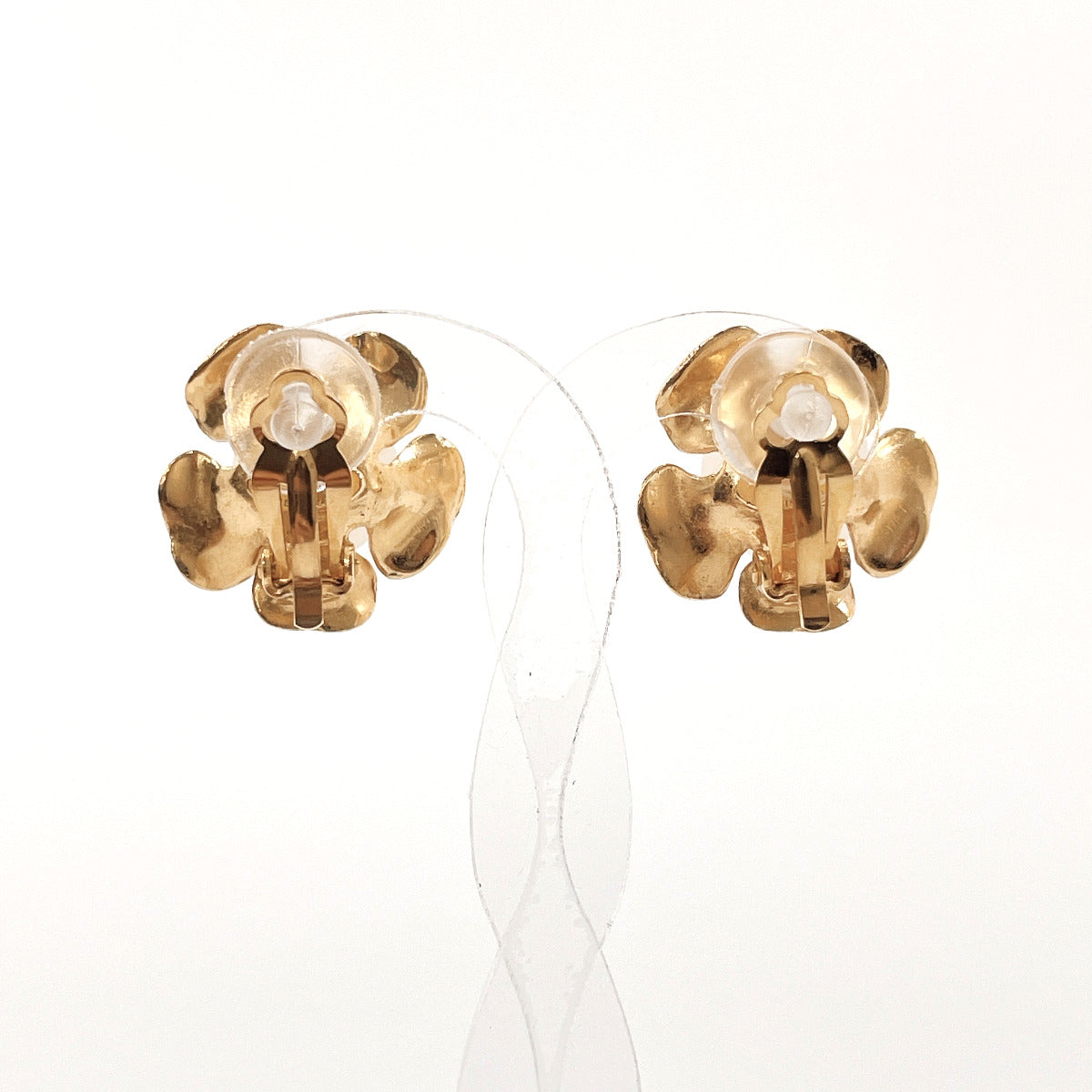 CHANEL Earring Metal, Pearl gold flour