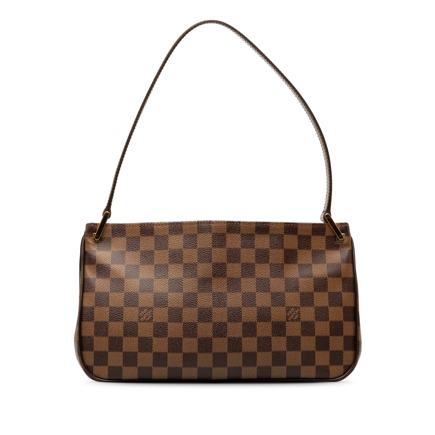 Brown Louis Vuitton Damier Ebene AuBagne Shoulder Bag