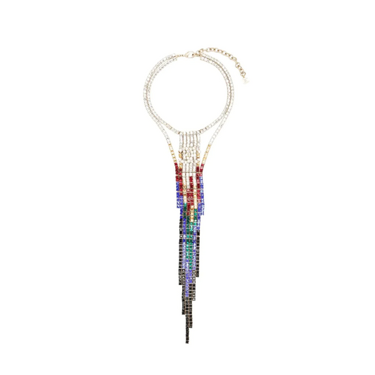 2019 Rainbow Rhinestone Necklace