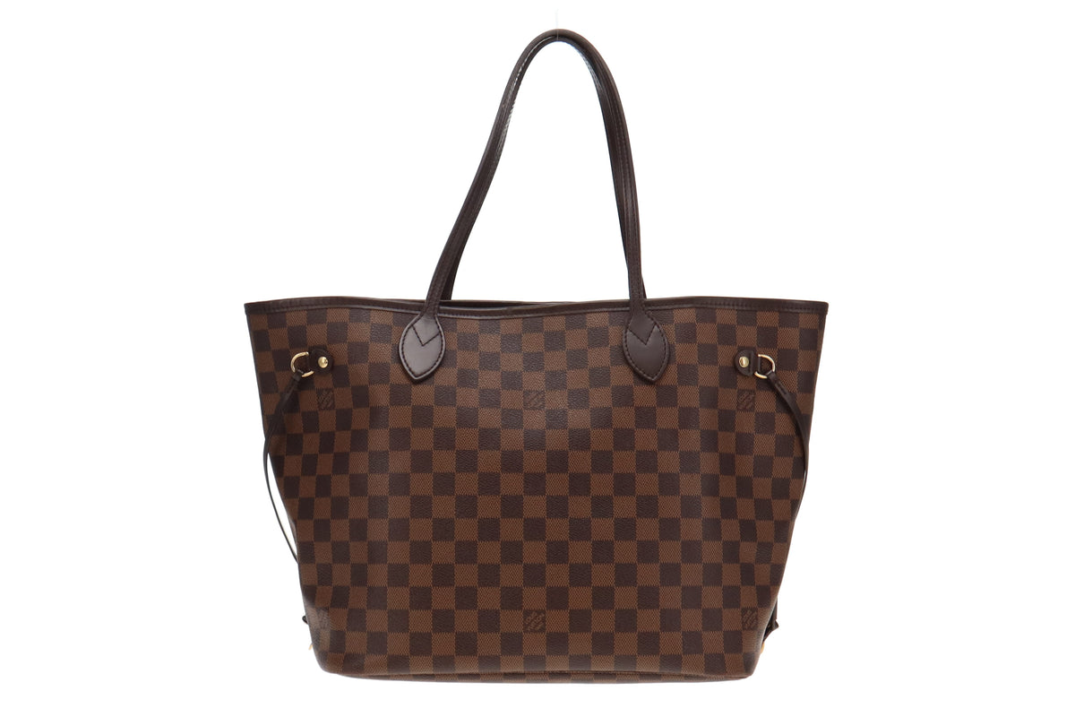 Louis Vuitton Neverfull MM Damier Ebene & Rose Ballerine AR5106 (no pochette)