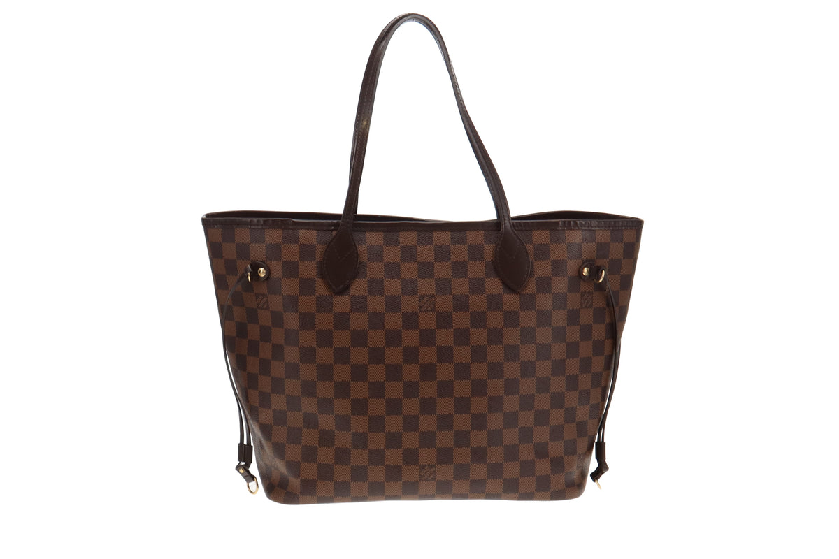 Louis Vuitton Neverfull MM Damier Ebene & Rose Ballerine AR5106 (no pochette)