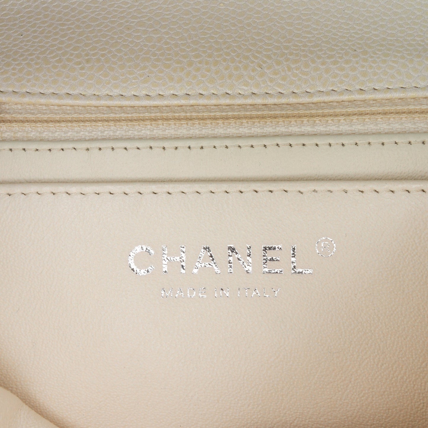 White Chanel Mini Rectangular Classic Caviar Single Flap Crossbody Bag