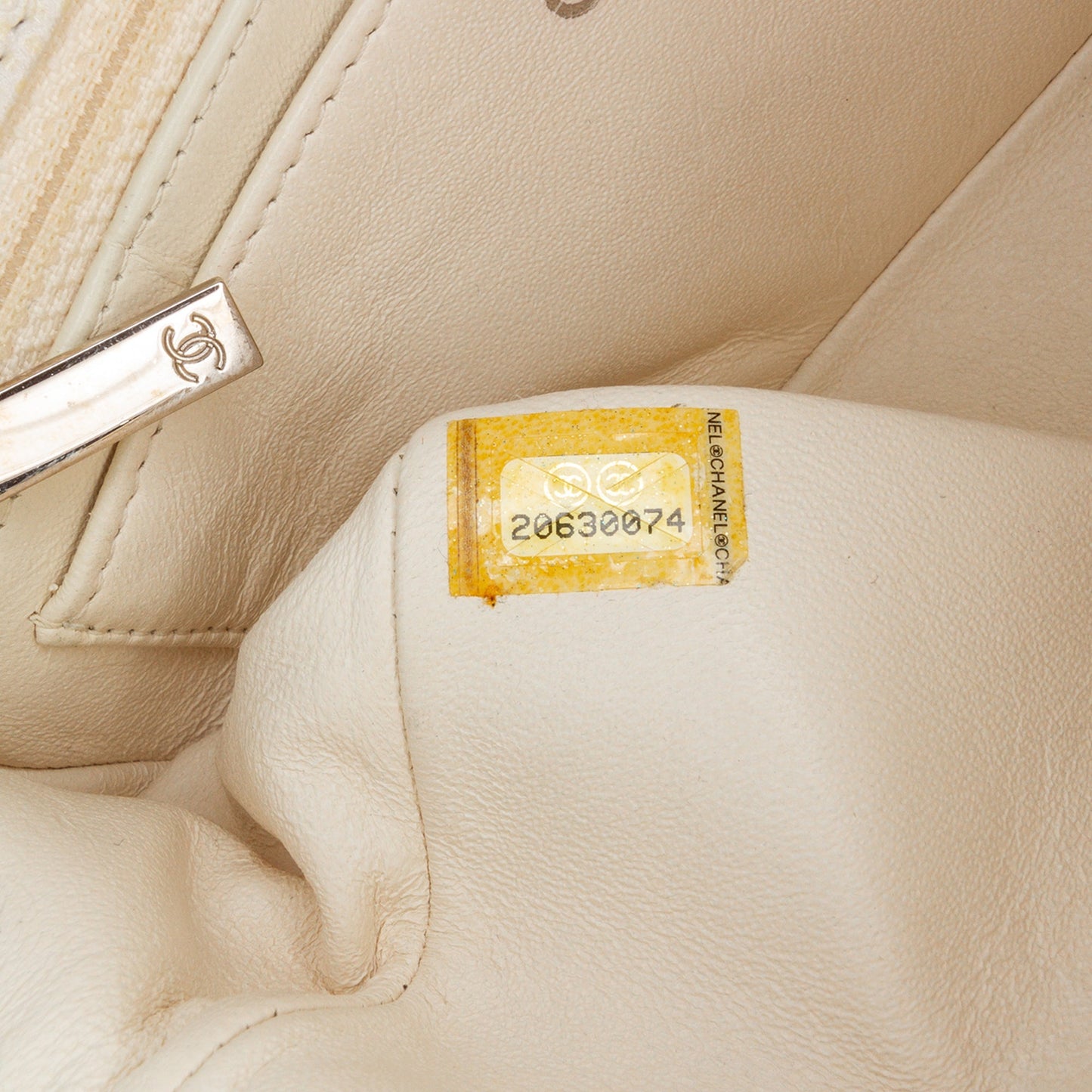 White Chanel Mini Rectangular Classic Caviar Single Flap Crossbody Bag