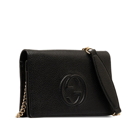 GUCCI Soho Wallet on Chain Crossbody Bag