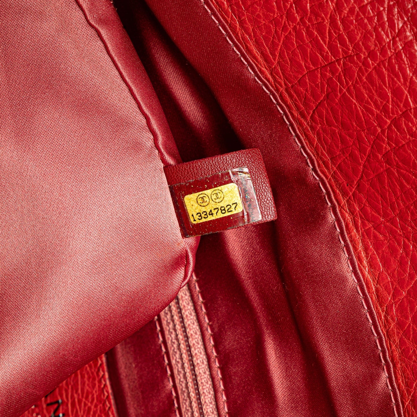 Red Chanel Large Quilted Aged Calfskin On The Road Flap Shoulder Bag
