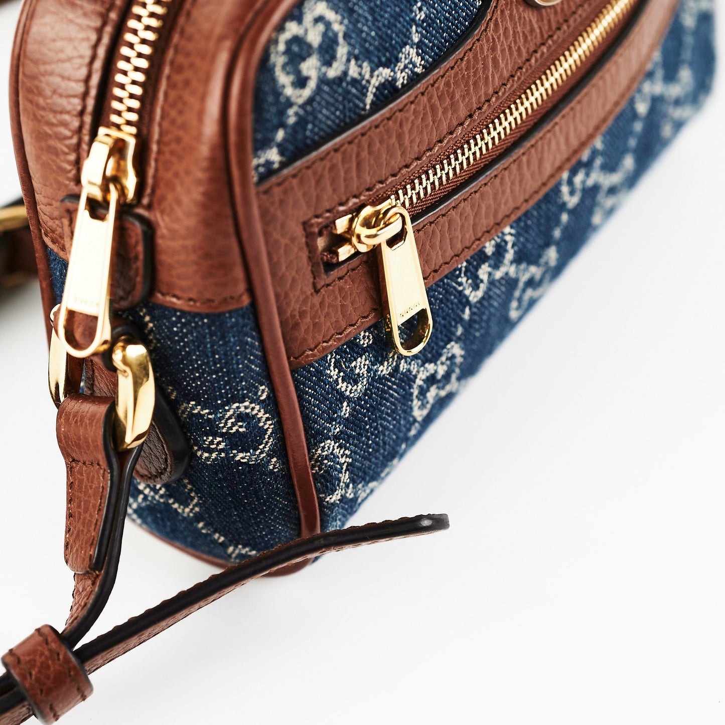 Gucci Ophidia Small Denim Crossbody Bag